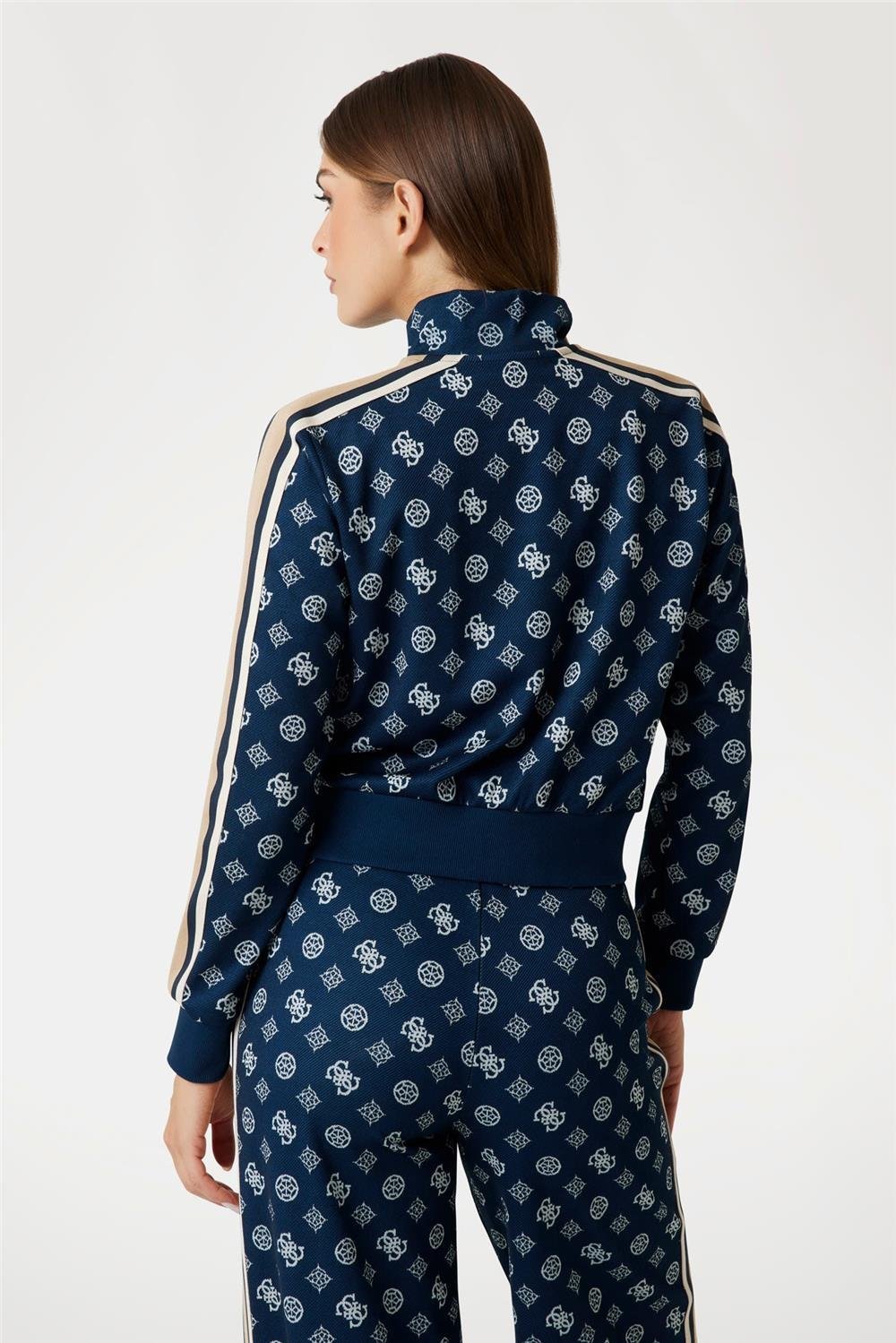 Guess Peony Kadın Aktif Fermuarlı Sweatshirt