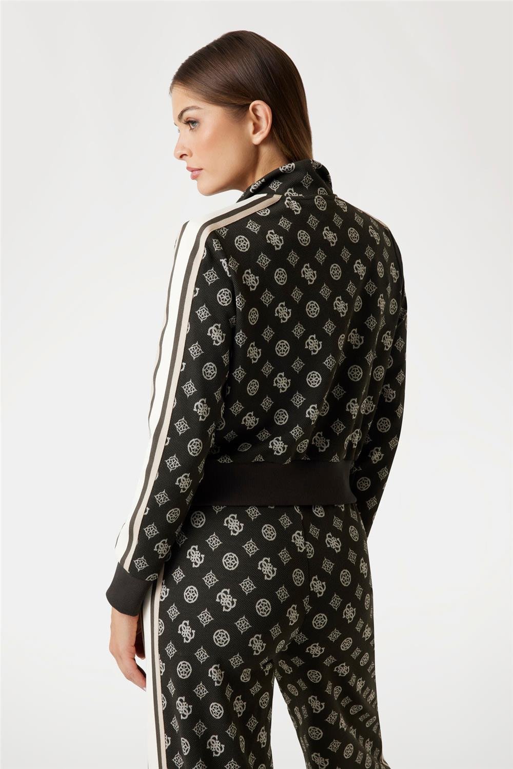 Guess Peony Kadın Aktif Fermuarlı Sweatshirt