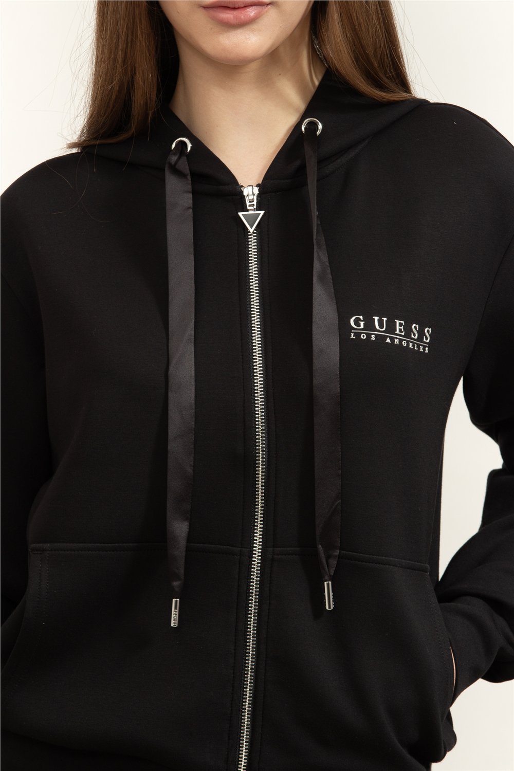 Guess Recy Kadın Scuba Kapüşonlu Sweatshirt