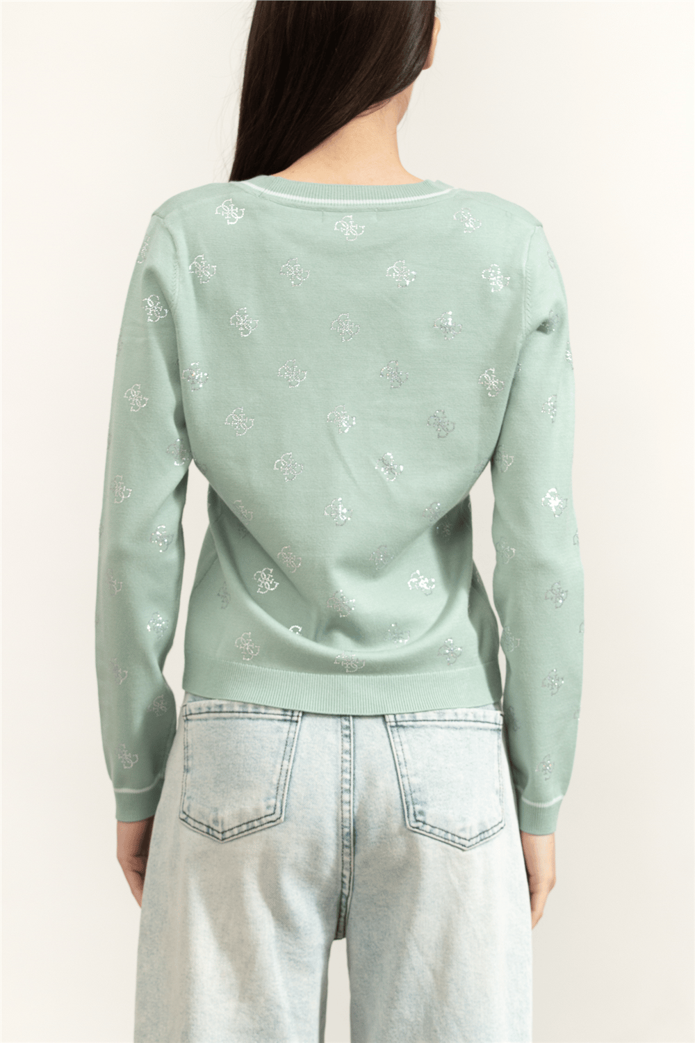 Guess Rhinestones Kadın Triko Hırka