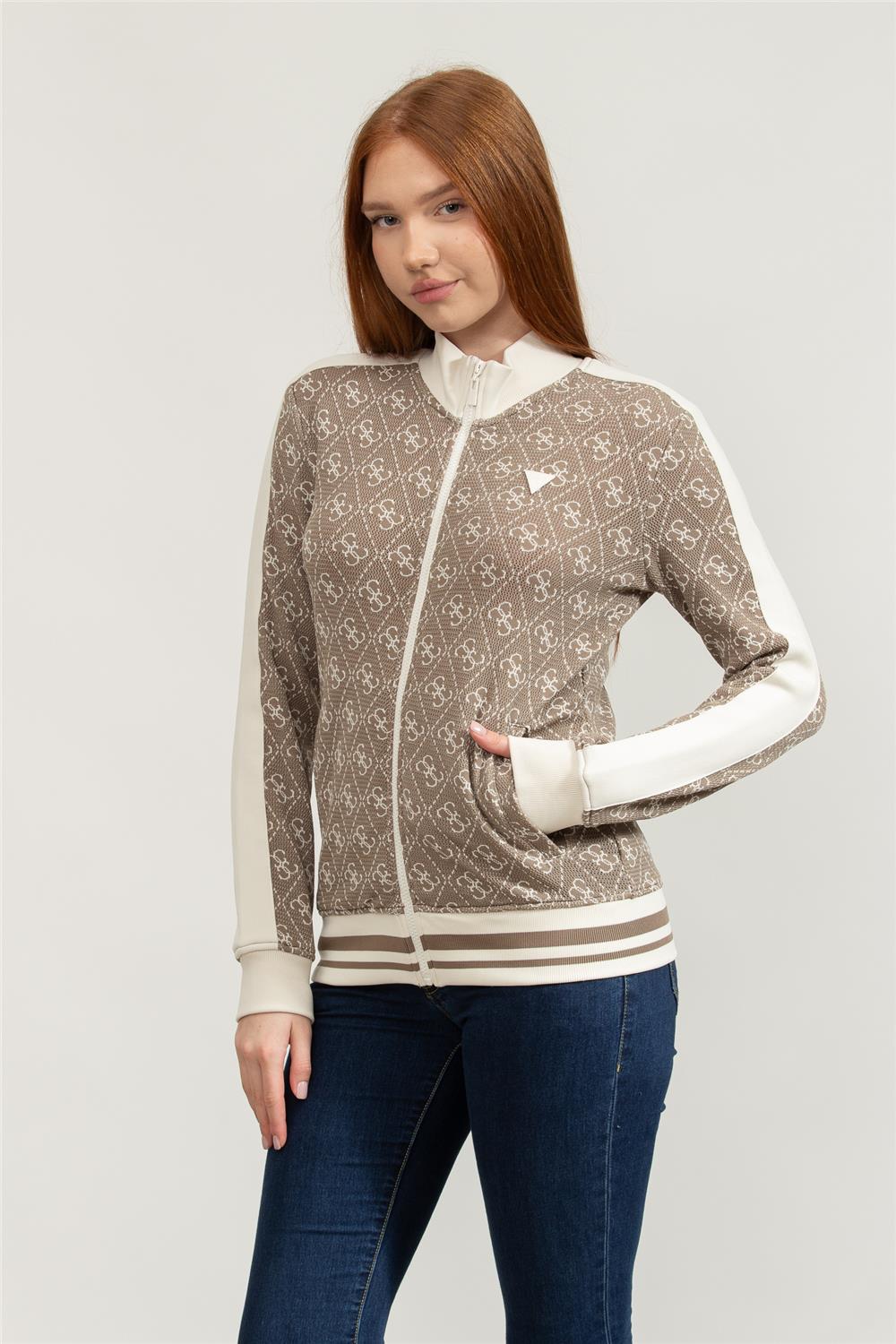 Guess Rhombus Kadın Aktif Sweatshirt