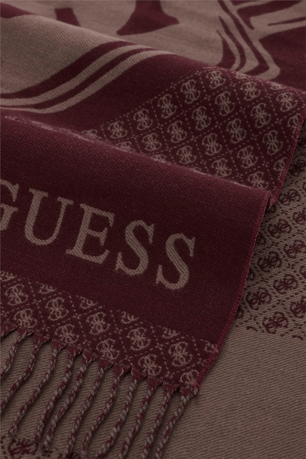 Guess Scar Kadın Atkı Mürdüm