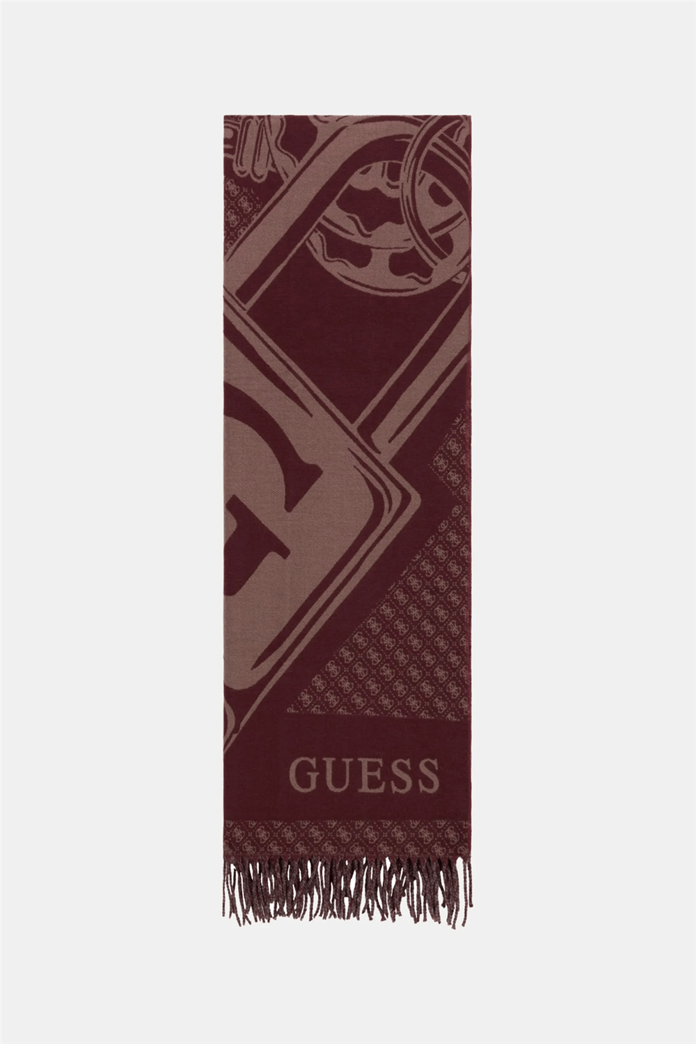 Guess Scar Kadın Atkı Mürdüm