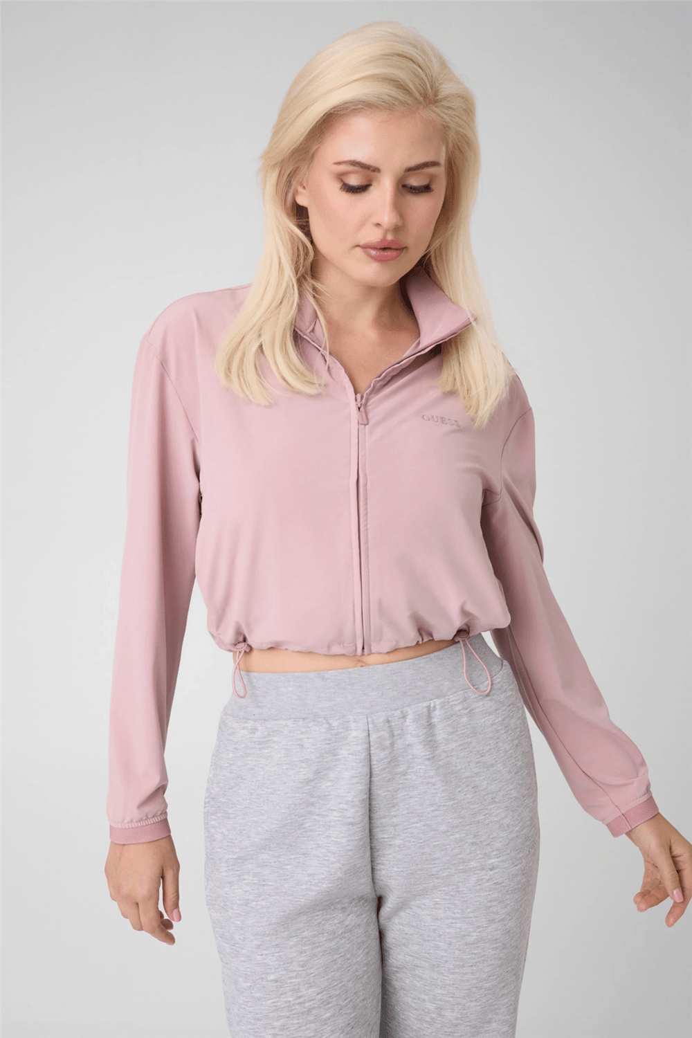 Guess Selene Kadın Aktif Fermuarlı Sweatshirt