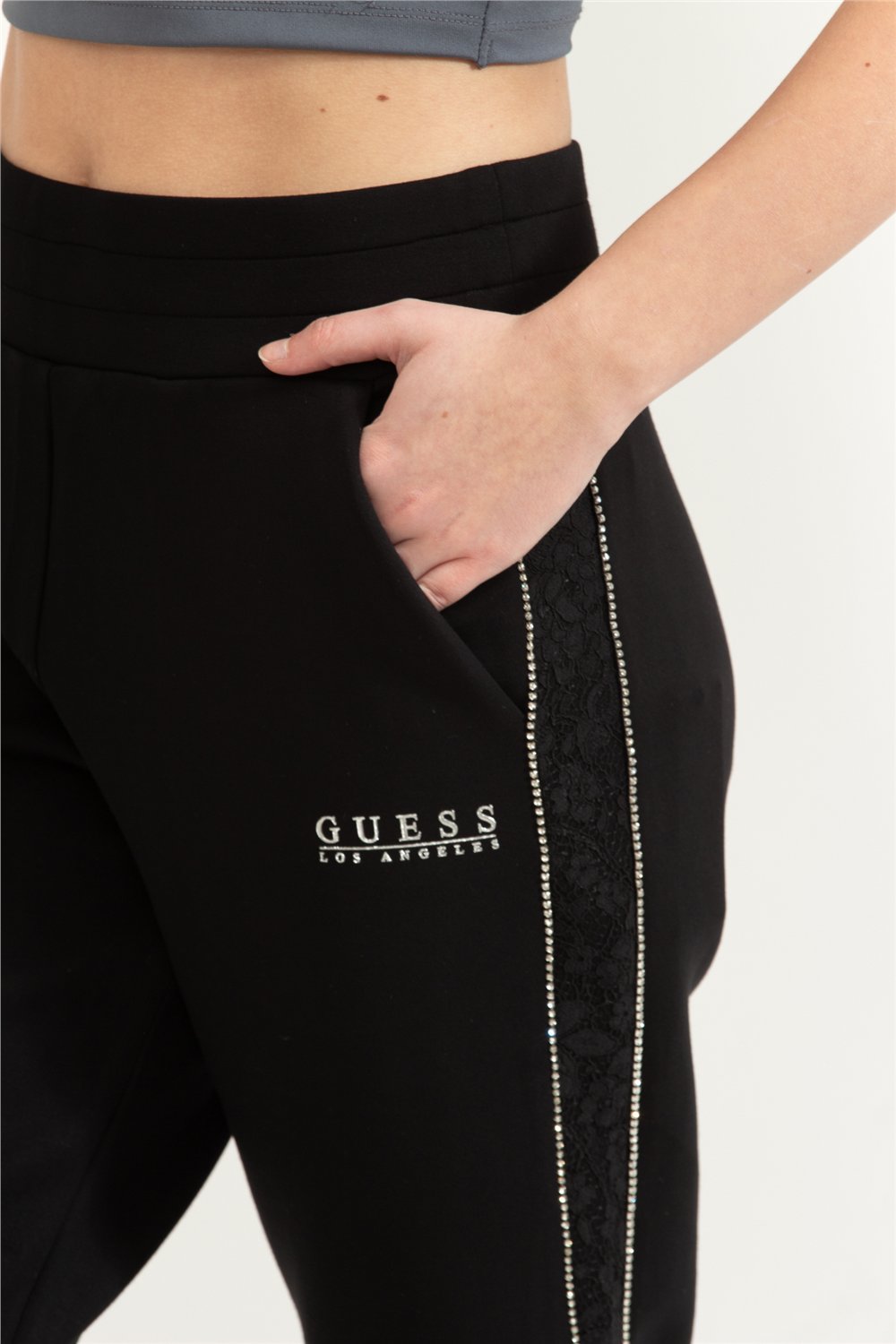 Guess Victoire Kadın Slim Fit Scuba Pantolon