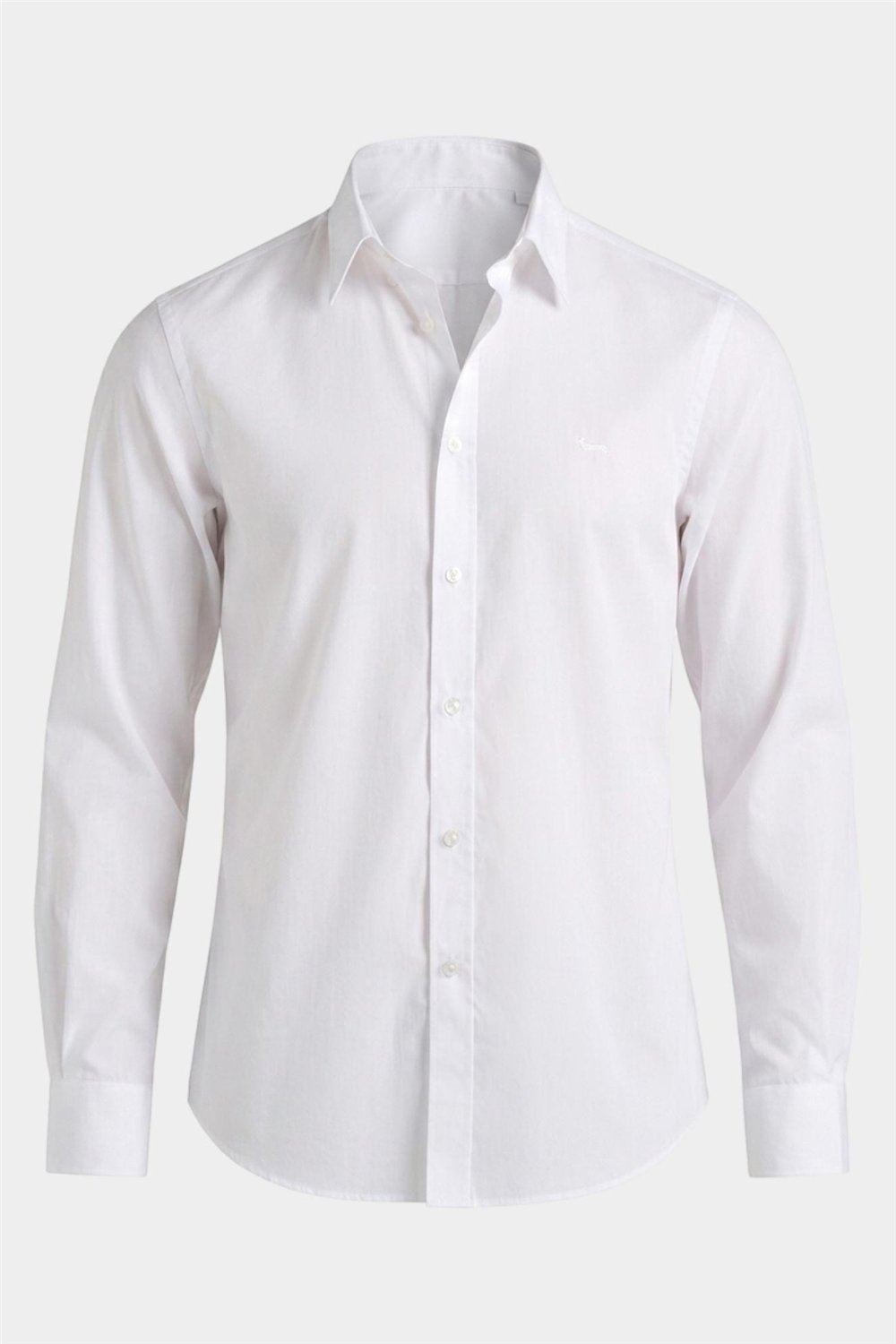 Harmont Blaine Camicia Popeline Tinto Erkek Gömlek Beyaz