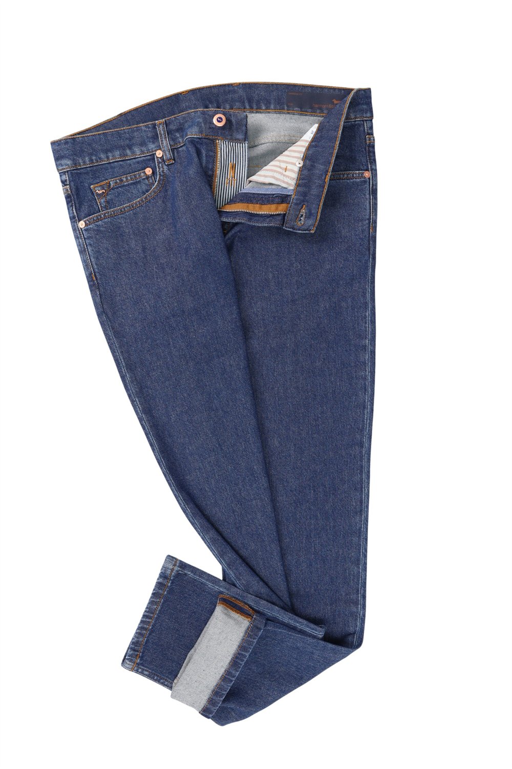 Harmont Blaine Denim 5 Tk Narrow 10 Erkek 5 Cepli Pantolon İndigo Mavi