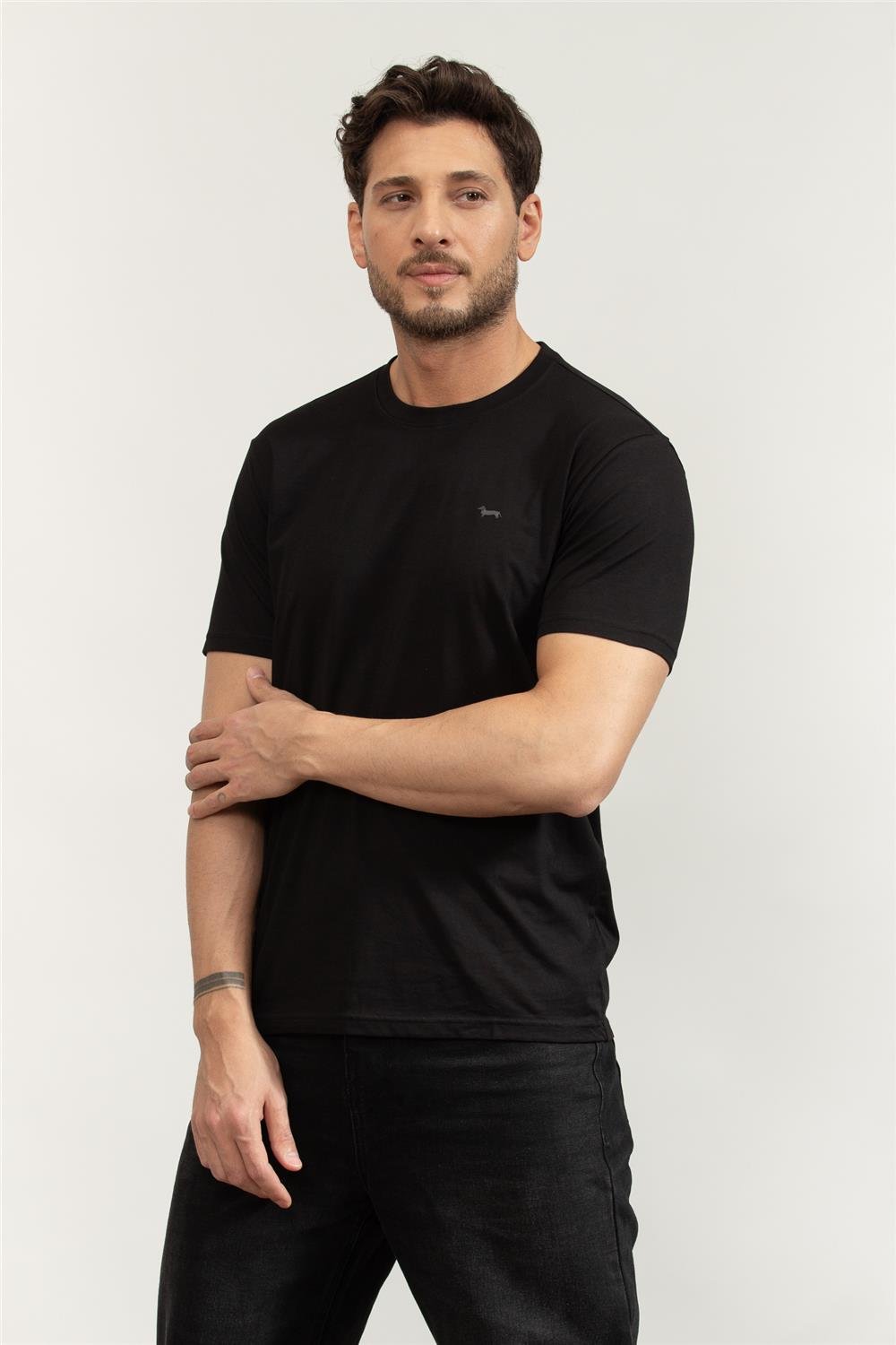 Harmont Blaine Erkek Bisiklet Yaka T-Shirt