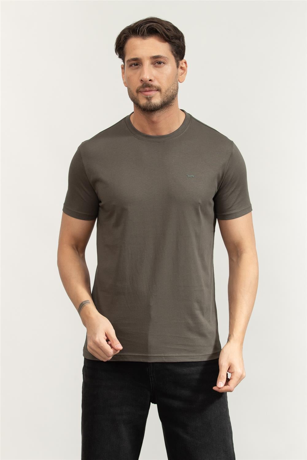 Harmont Blaine Erkek Bisiklet Yaka T-Shirt