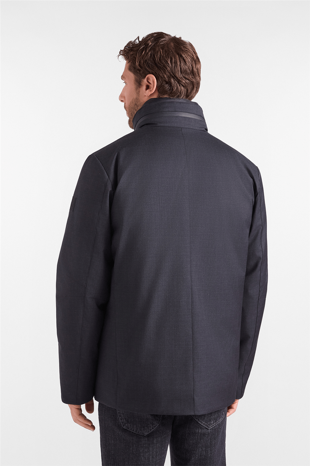 Harmont Blaine Field Jacket In Lana T Erkek Mont