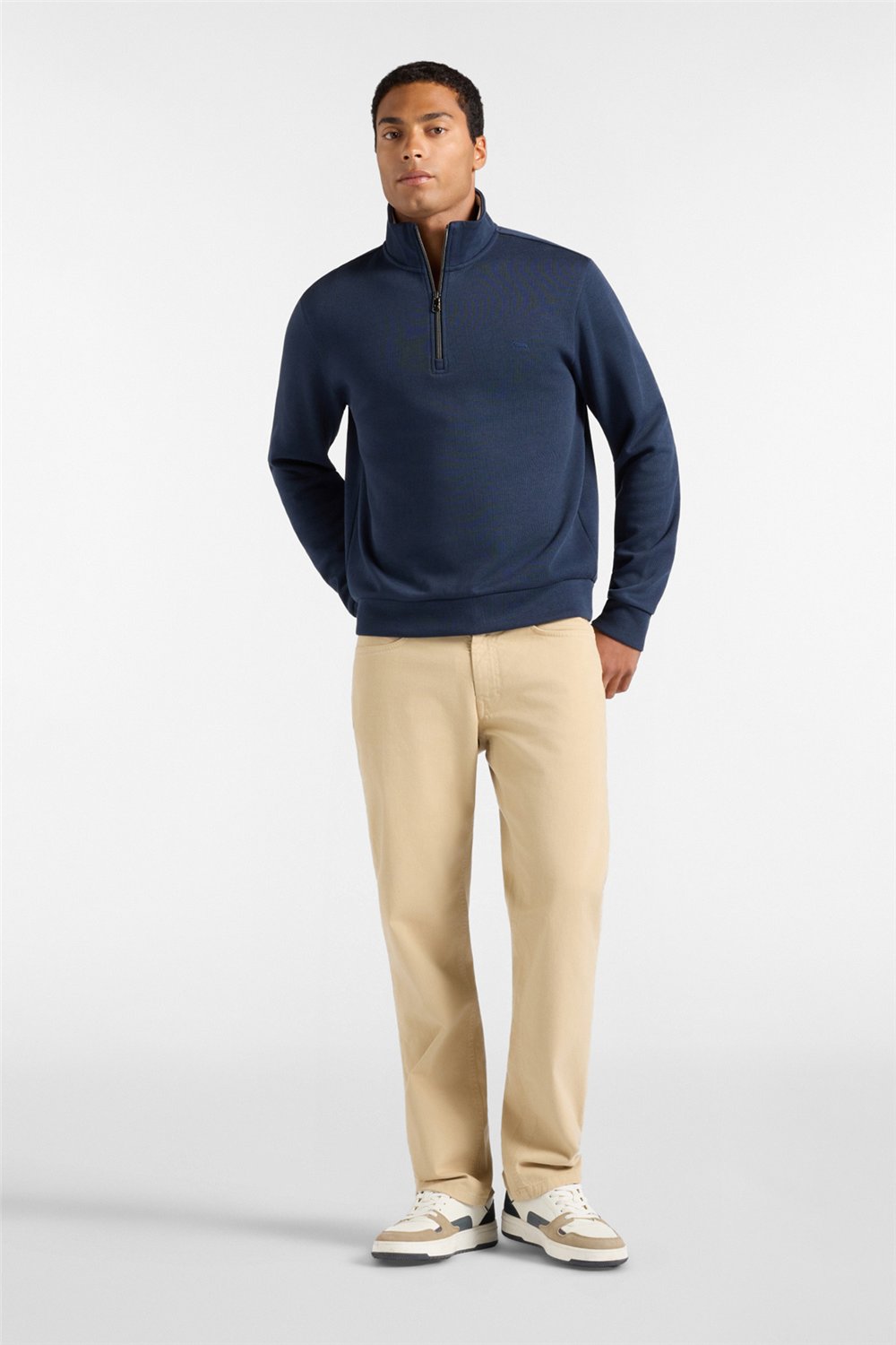 Harmont Blaine Half Zip In Cannetta Di Erkek Eşofman Takımı Lacivert