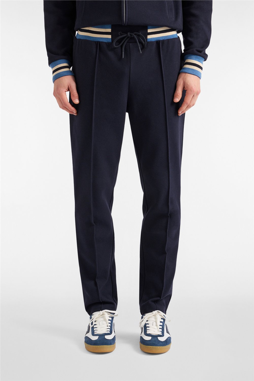 Harmont Blaine Pantalone Con CInta Rigata Erkek Eşofman Altı Lacivert