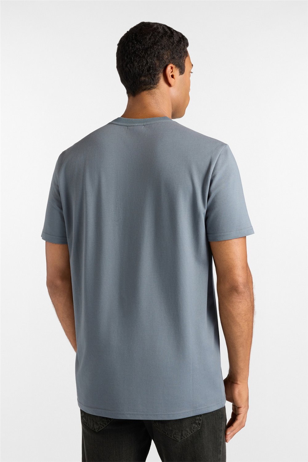 Harmont Blaine T Shirt Piquet Tecnico Erkek Bisiklet Yaka T-Shirt