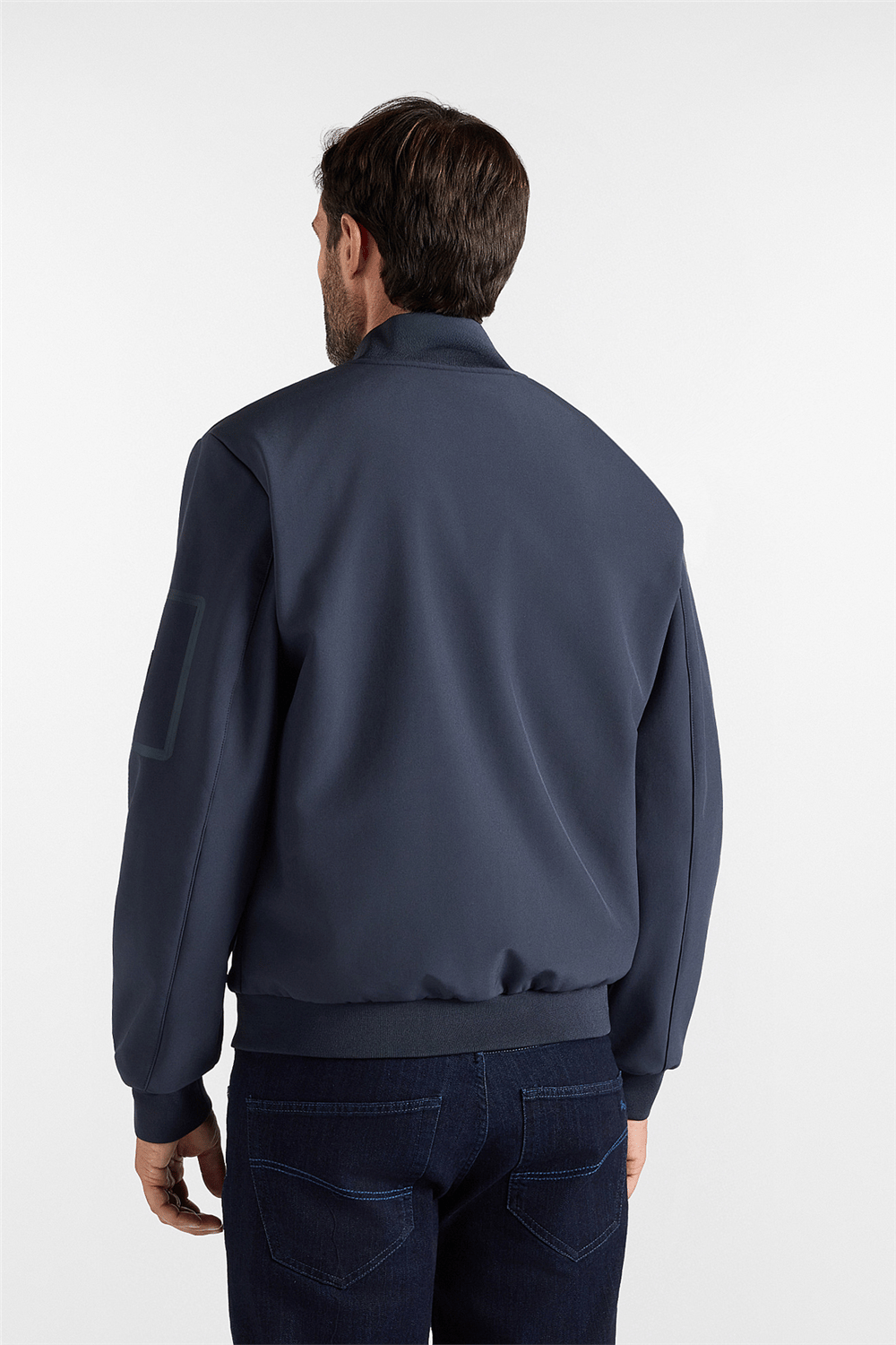 Harmont Blaine Varsity In Softshell Dopp Erkek Mont Lacivert