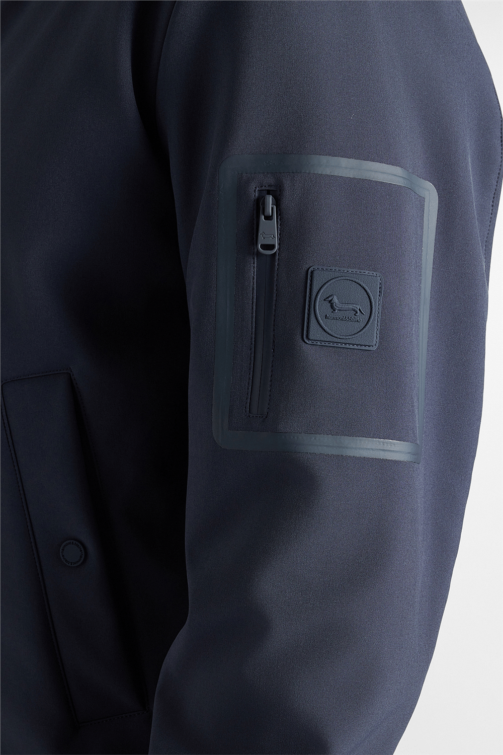Harmont Blaine Varsity In Softshell Dopp Erkek Mont Lacivert