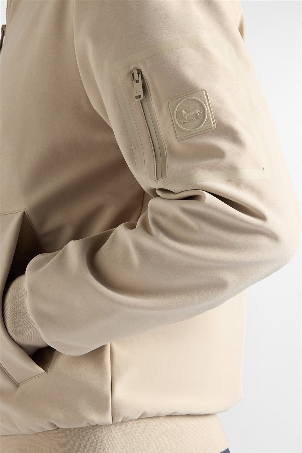 Harmont Blaine Varsity In Softshell Dopp Erkek Mont