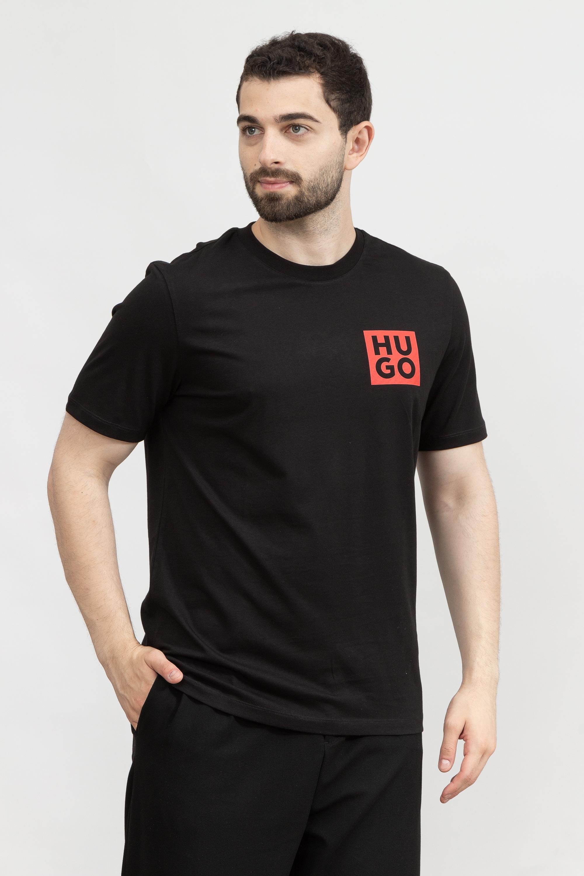 Hugo Detzington Erkek Bisiklet Yaka T-Shirt