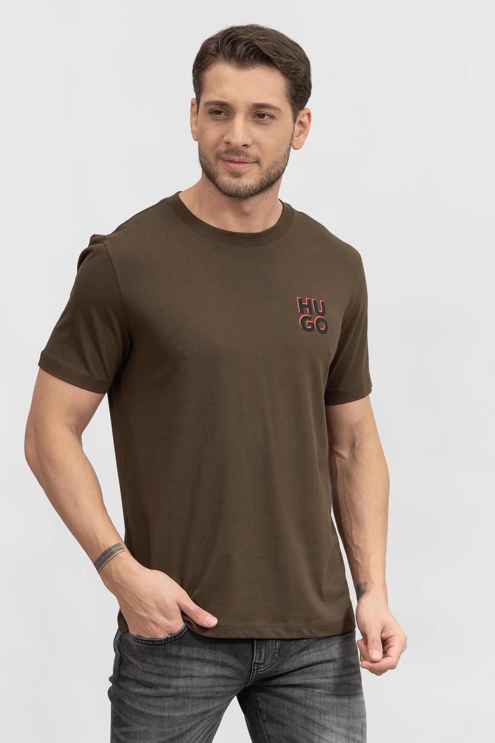 Hugo Dimento Erkek Bisiklet Yaka T-Shirt