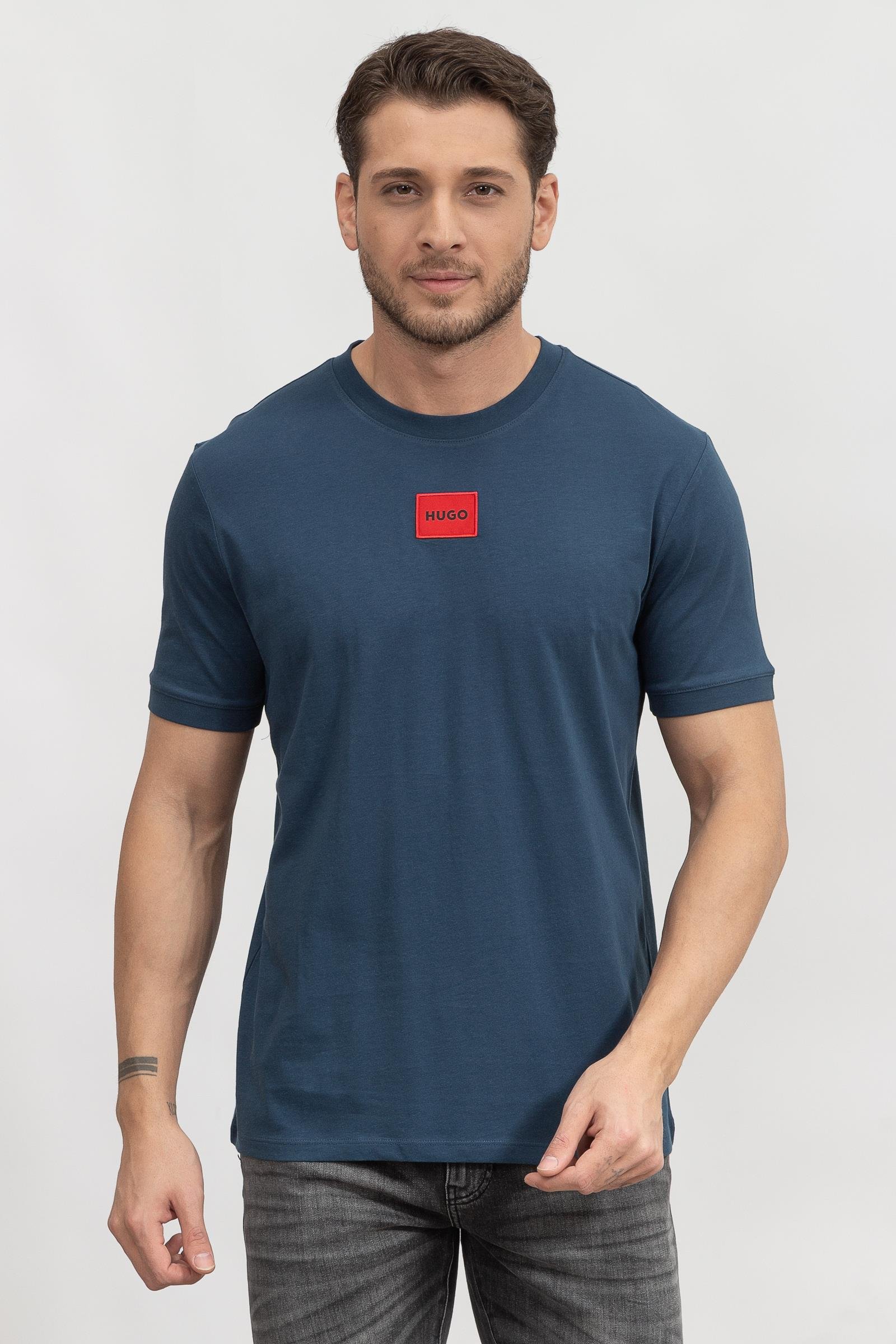 Hugo Diragolino212 Erkek Bisiklet Yaka T-Shirt