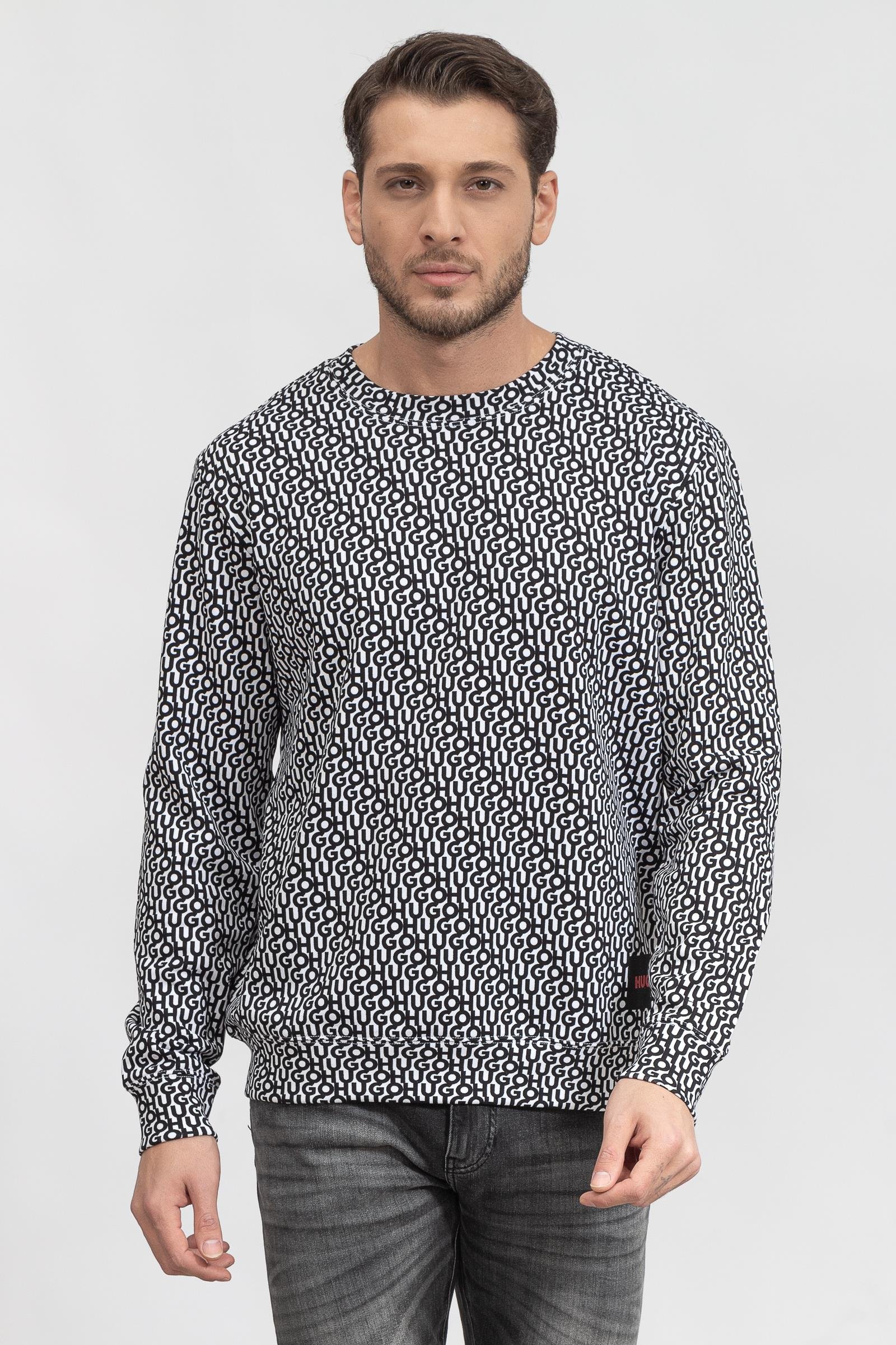 Hugo Donnery Erkek Bisiklet Yaka Sweatshirt