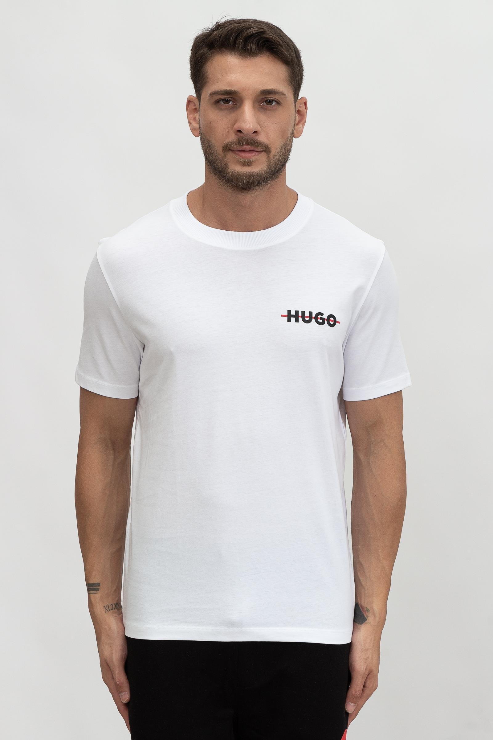 Hugo Drango Erkek Bisiklet Yaka T-Shirt