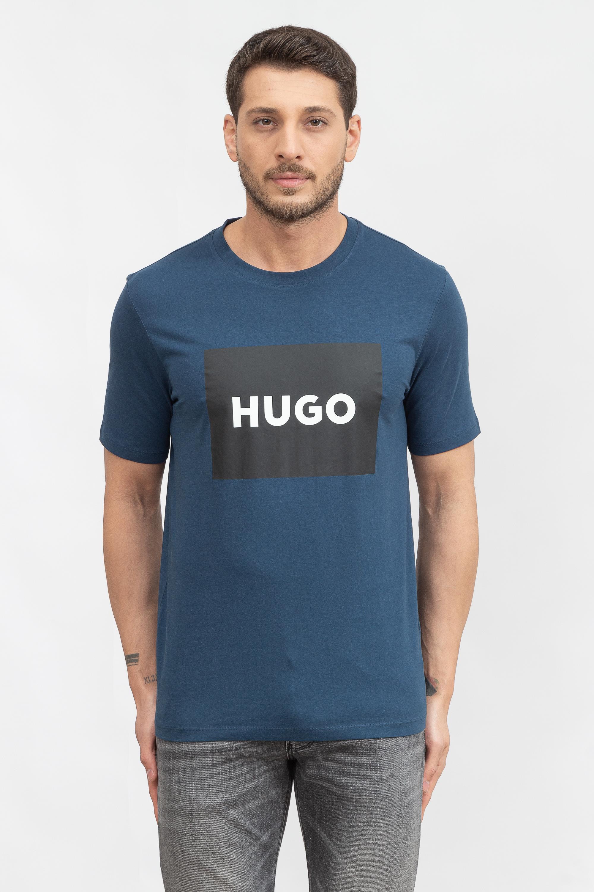 Hugo Dulive222 Erkek Bisiklet Yaka T-Shirt