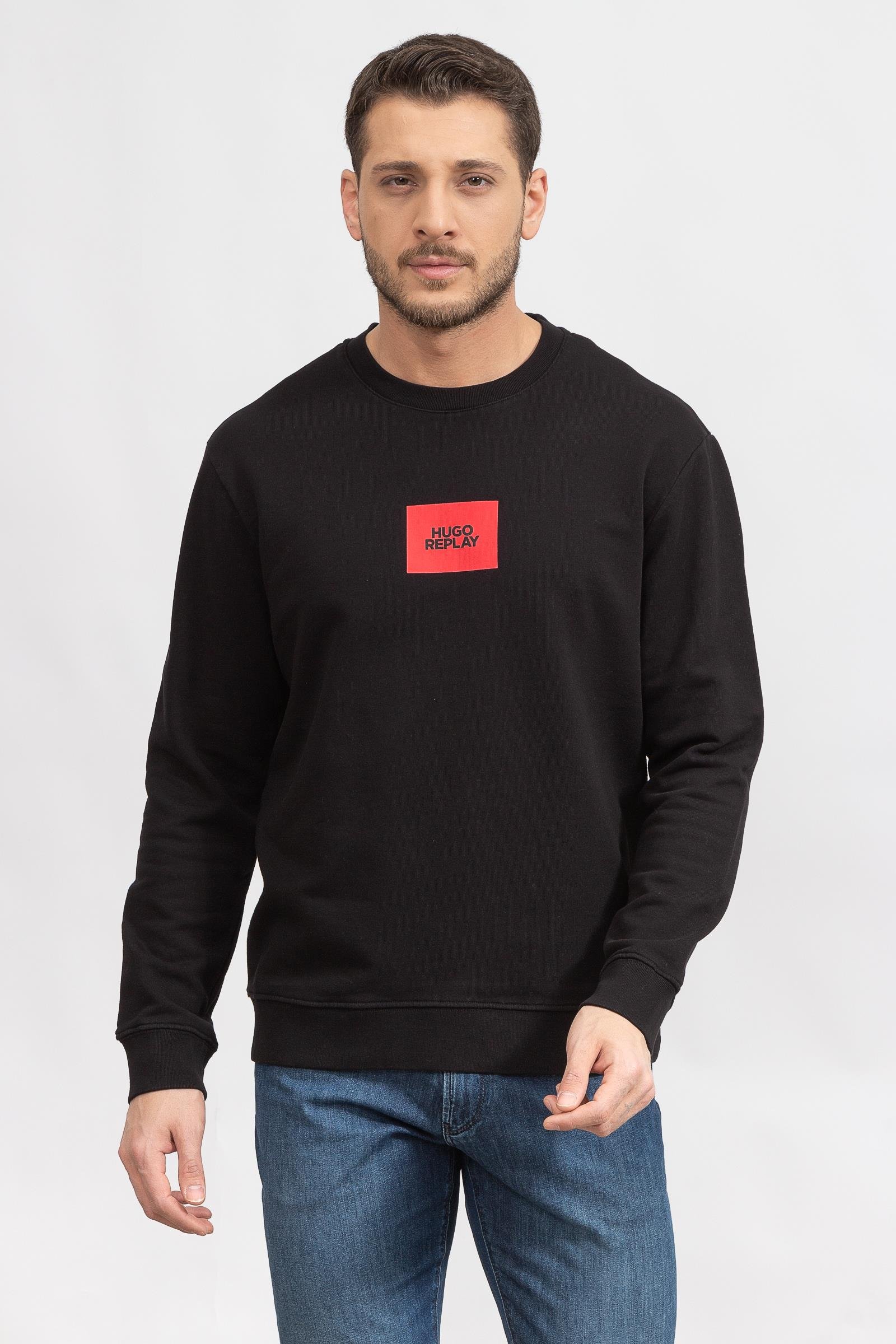 Hugo Dweat4 Erkek Bisiklet Yaka Sweatshirt