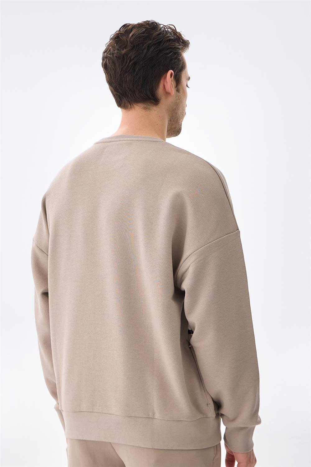 Isaora Erkek Bisiklet Yaka Sweatshirt