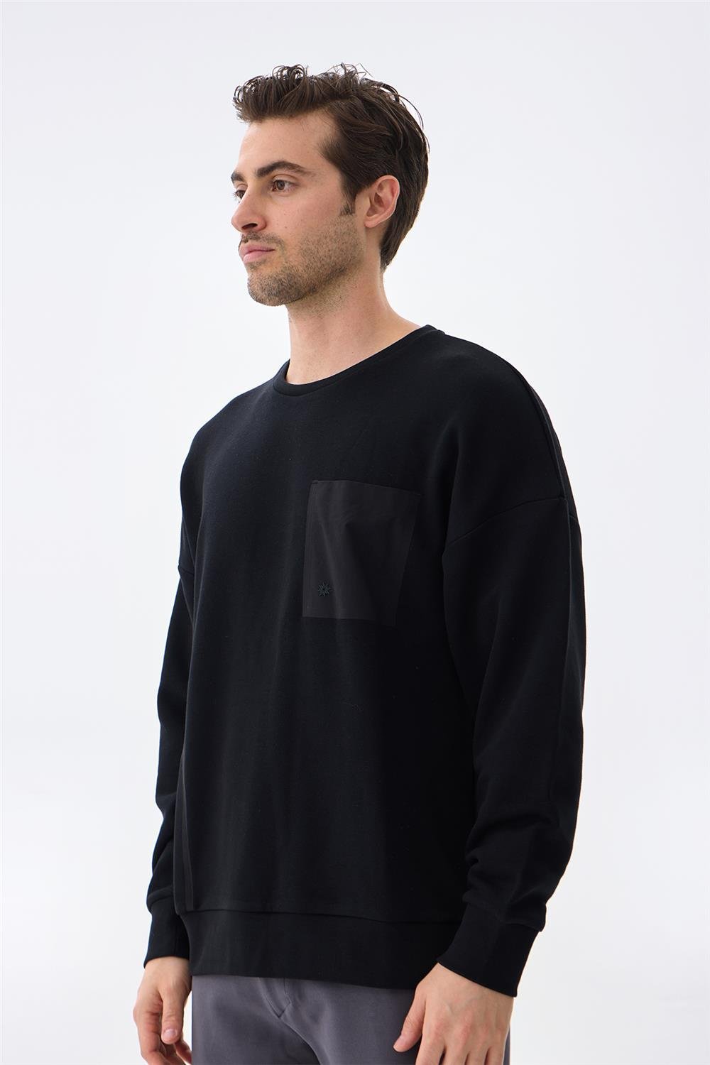 Isaora Erkek Bisiklet Yaka Sweatshirt