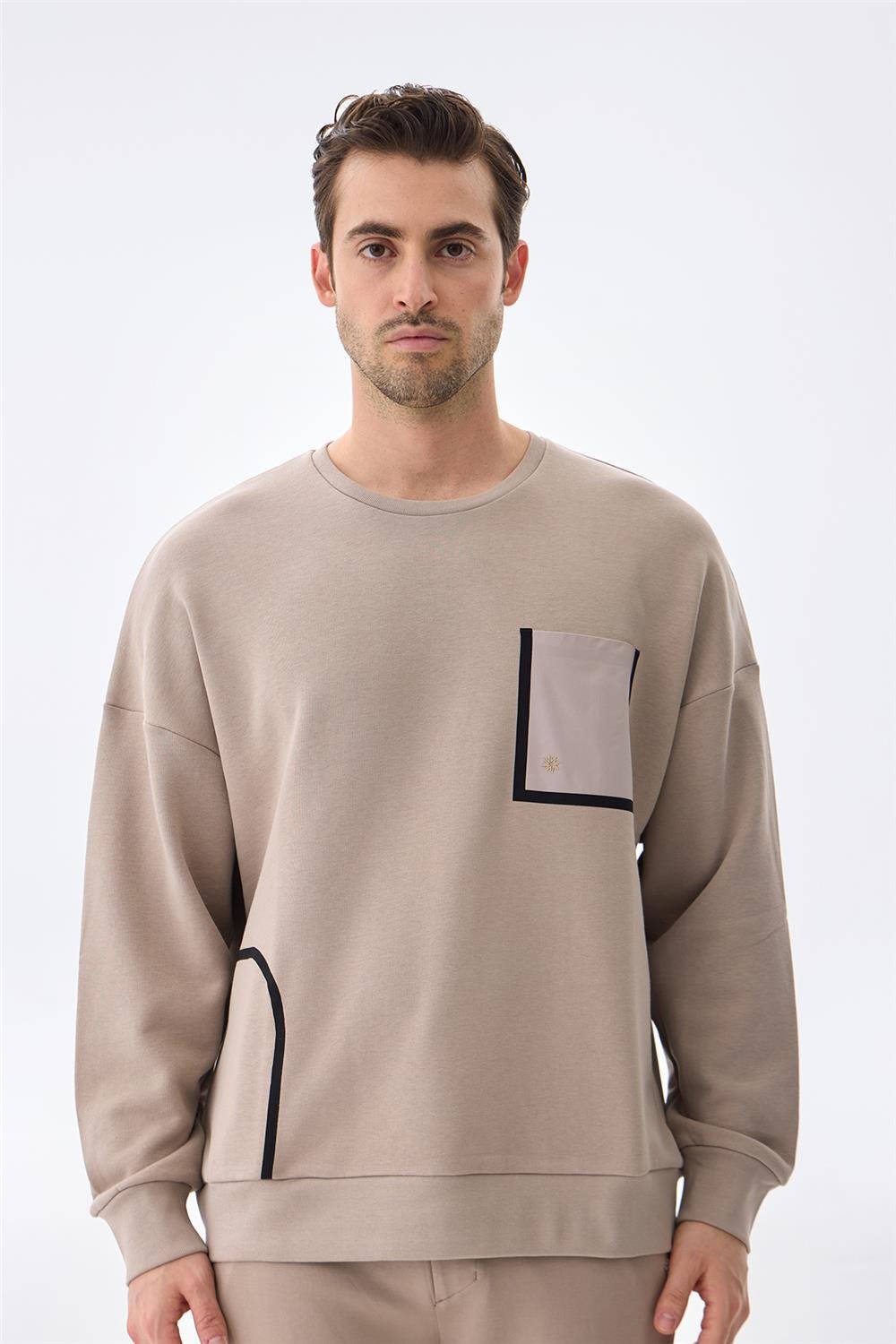 Isaora Erkek Bisiklet Yaka Sweatshirt