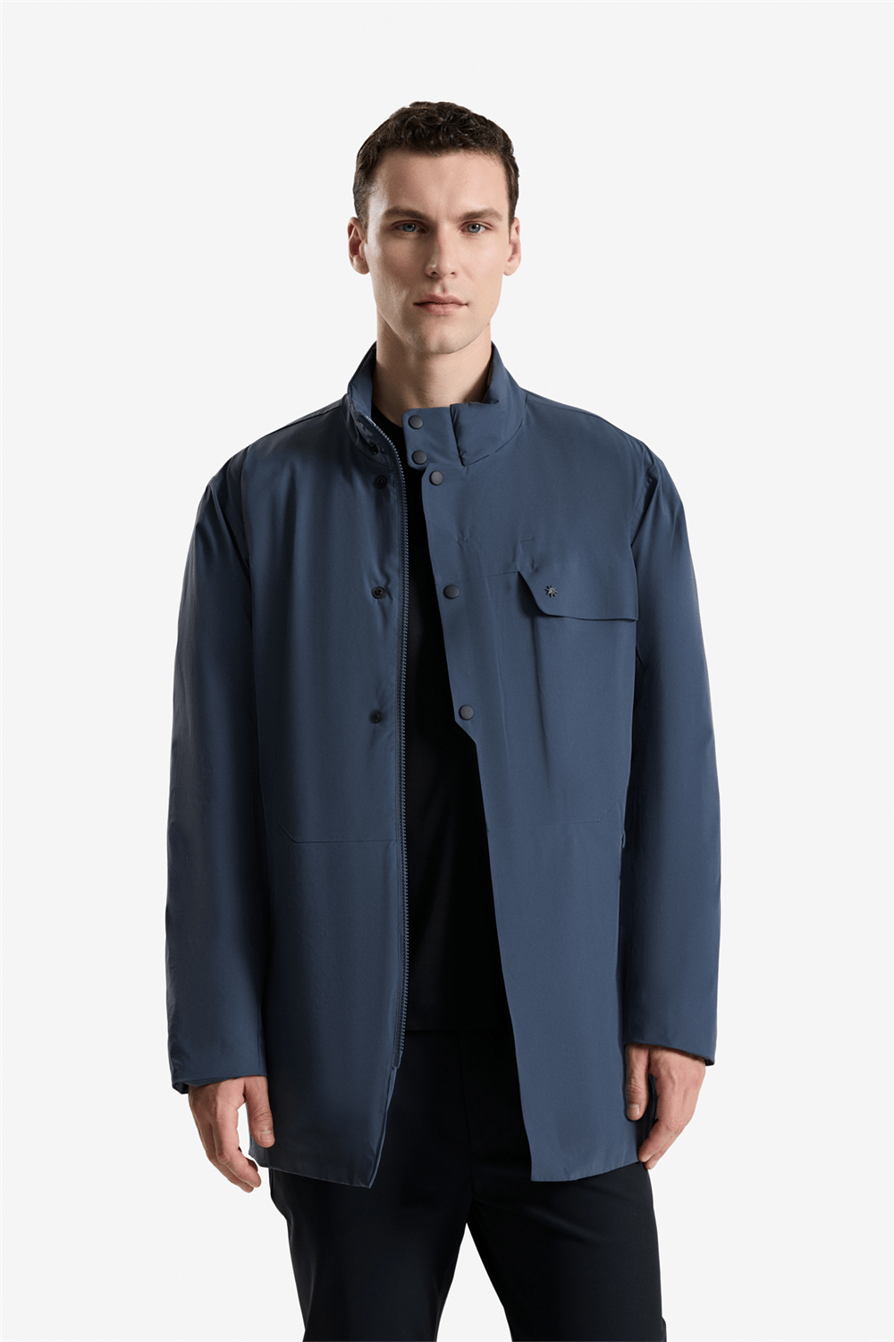 Isaora Rocket Form Jacket Erkek Mont Gri