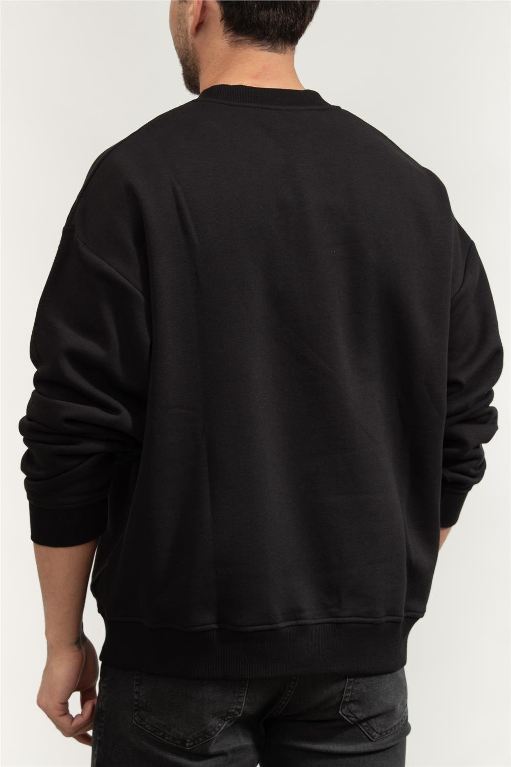 Just Cavalli Erkek Bisiklet Yaka Sweatshirt
