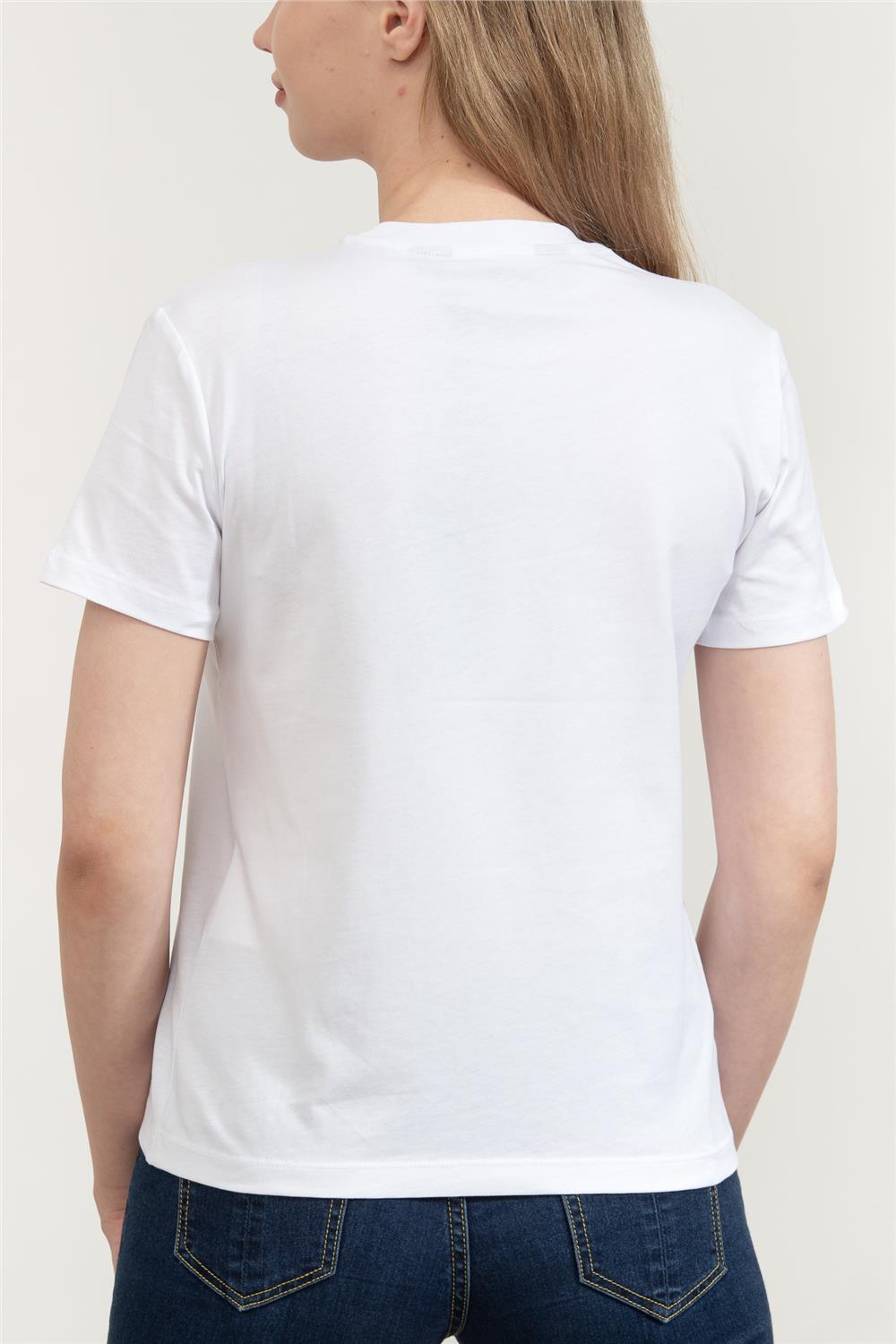 Just Cavalli Kadın Bisiklet Yaka T-Shirt