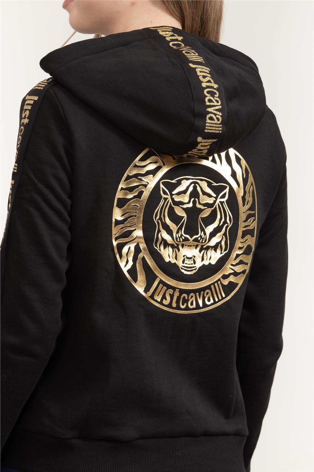 Just Cavalli Kadın Fermuarlı Sweatshirt