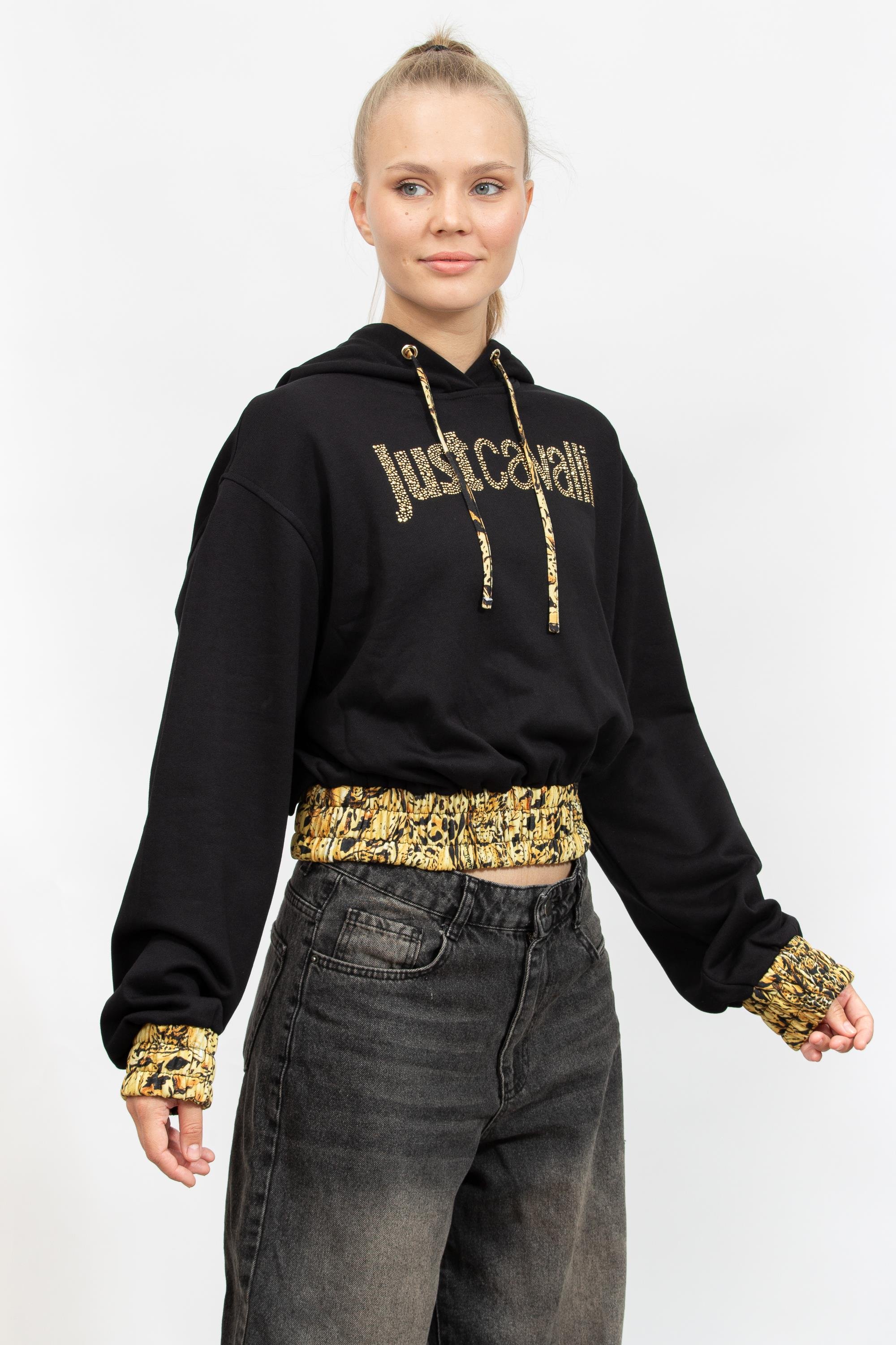 Just Cavalli Kadın Kapüşonlu Sweatshirt