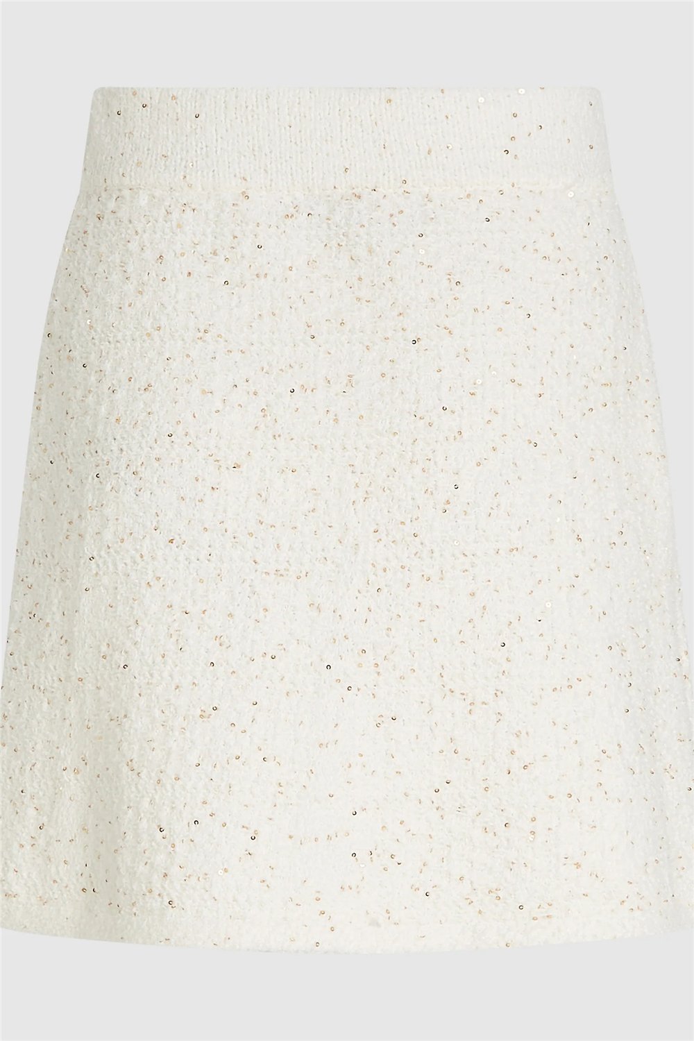 Karl Lagerfeld Boucle Knit Kadın Etek Krem