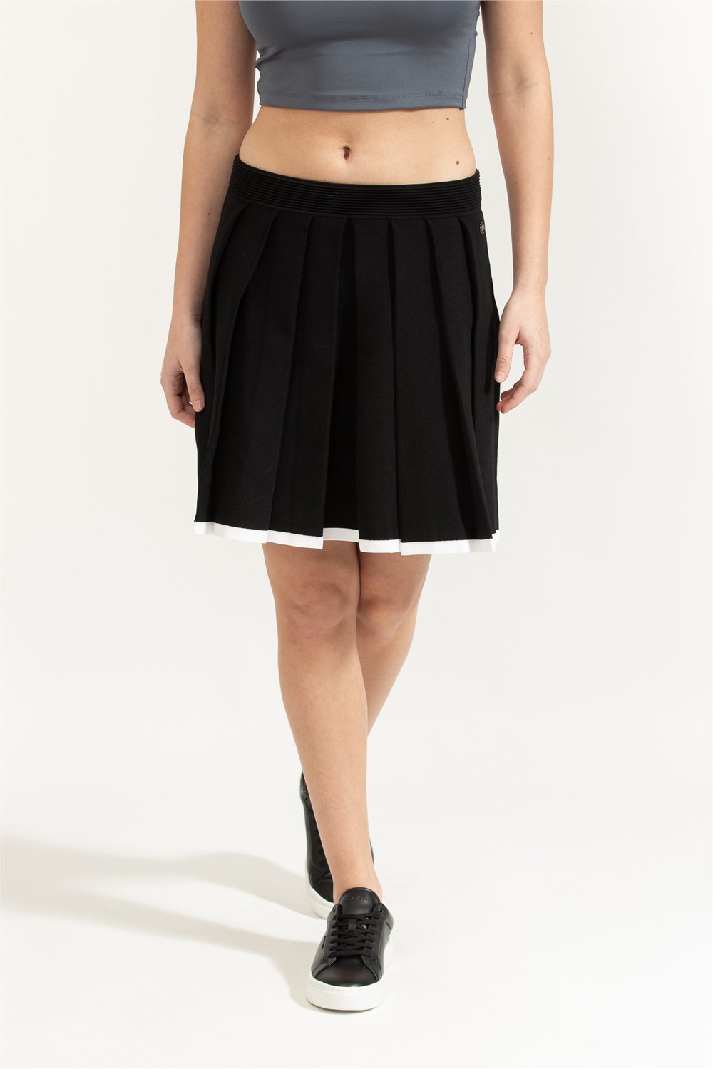Karl Lagerfeld Contrast Knit Kadın Etek