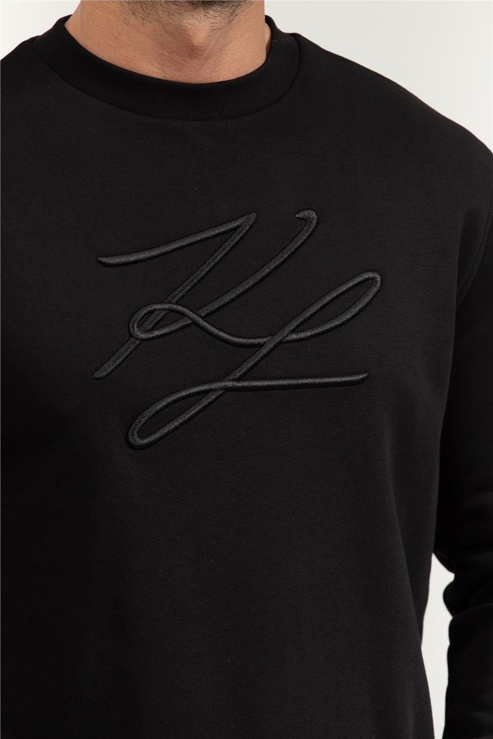 Karl Lagerfeld Erkek Bisiklet Yaka Sweatshirt