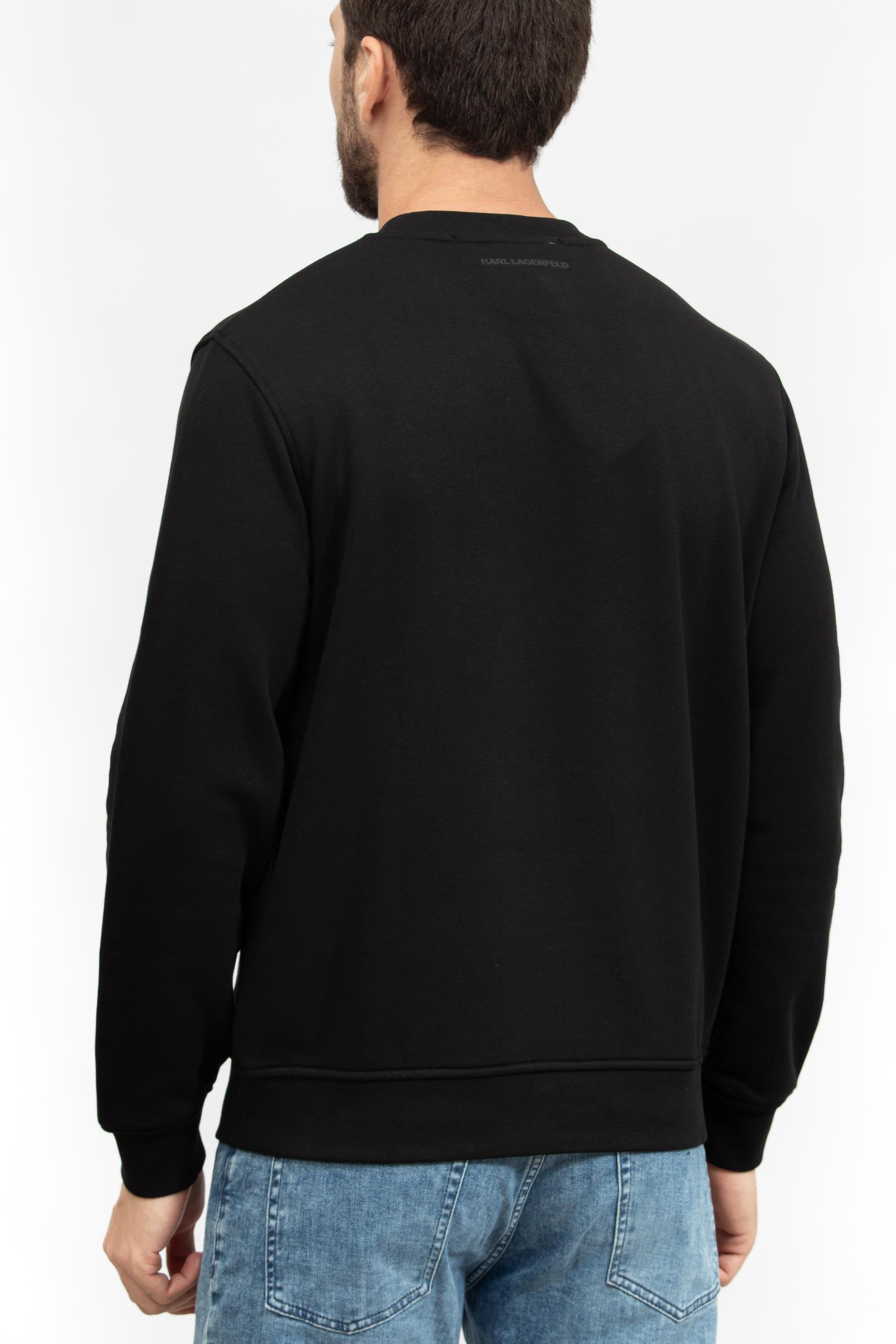 Karl Lagerfeld Erkek Bisiklet Yaka Sweatshirt