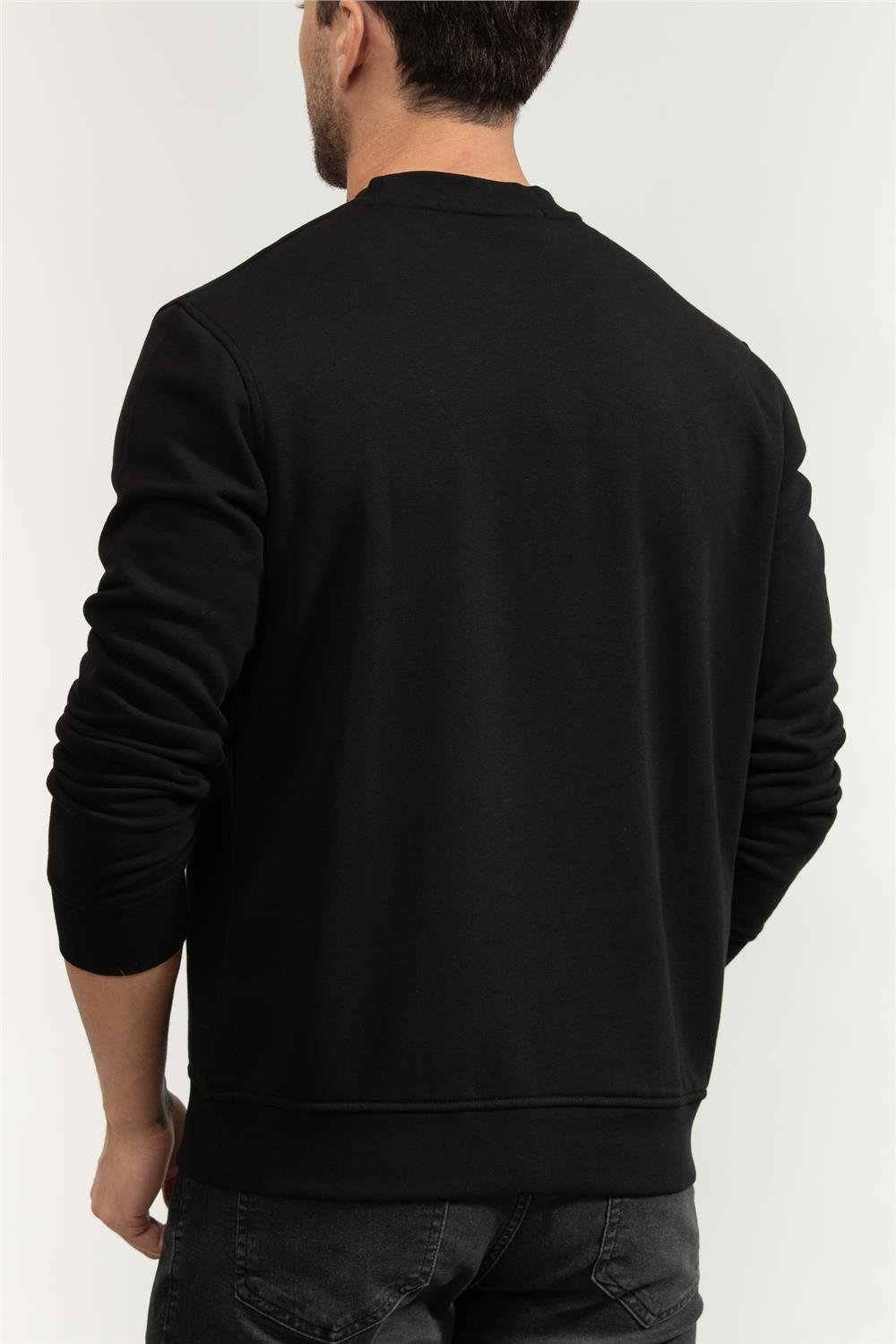 Karl Lagerfeld Erkek Bisiklet Yaka Sweatshirt