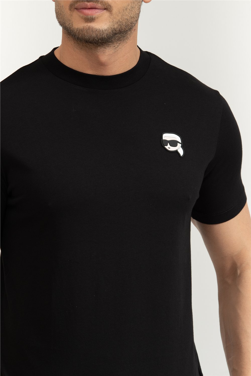 Karl Lagerfeld Erkek Bisiklet Yaka T-Shirt