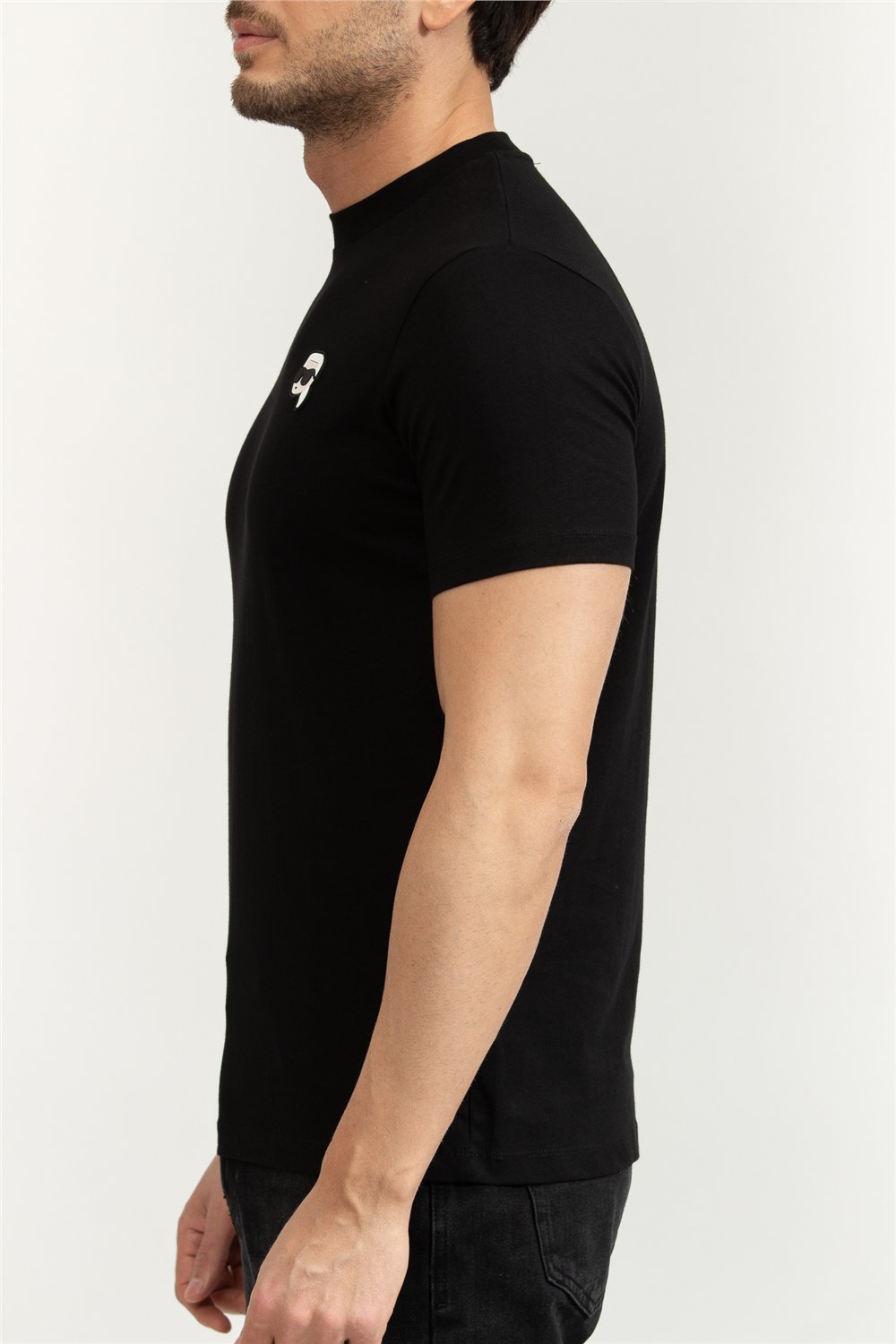 Karl Lagerfeld Erkek Bisiklet Yaka T-Shirt