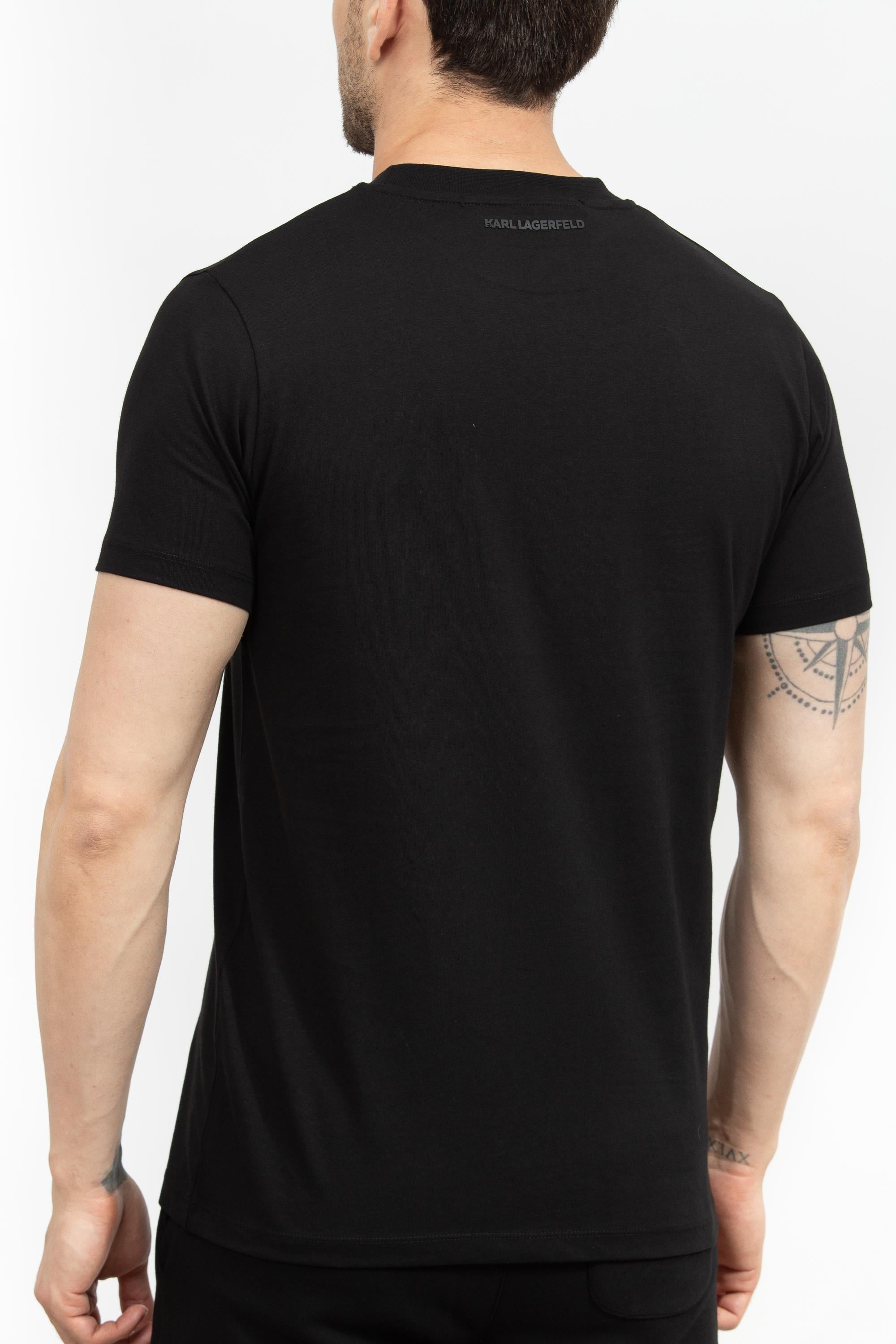 Karl Lagerfeld Erkek Bisiklet Yaka T-Shirt