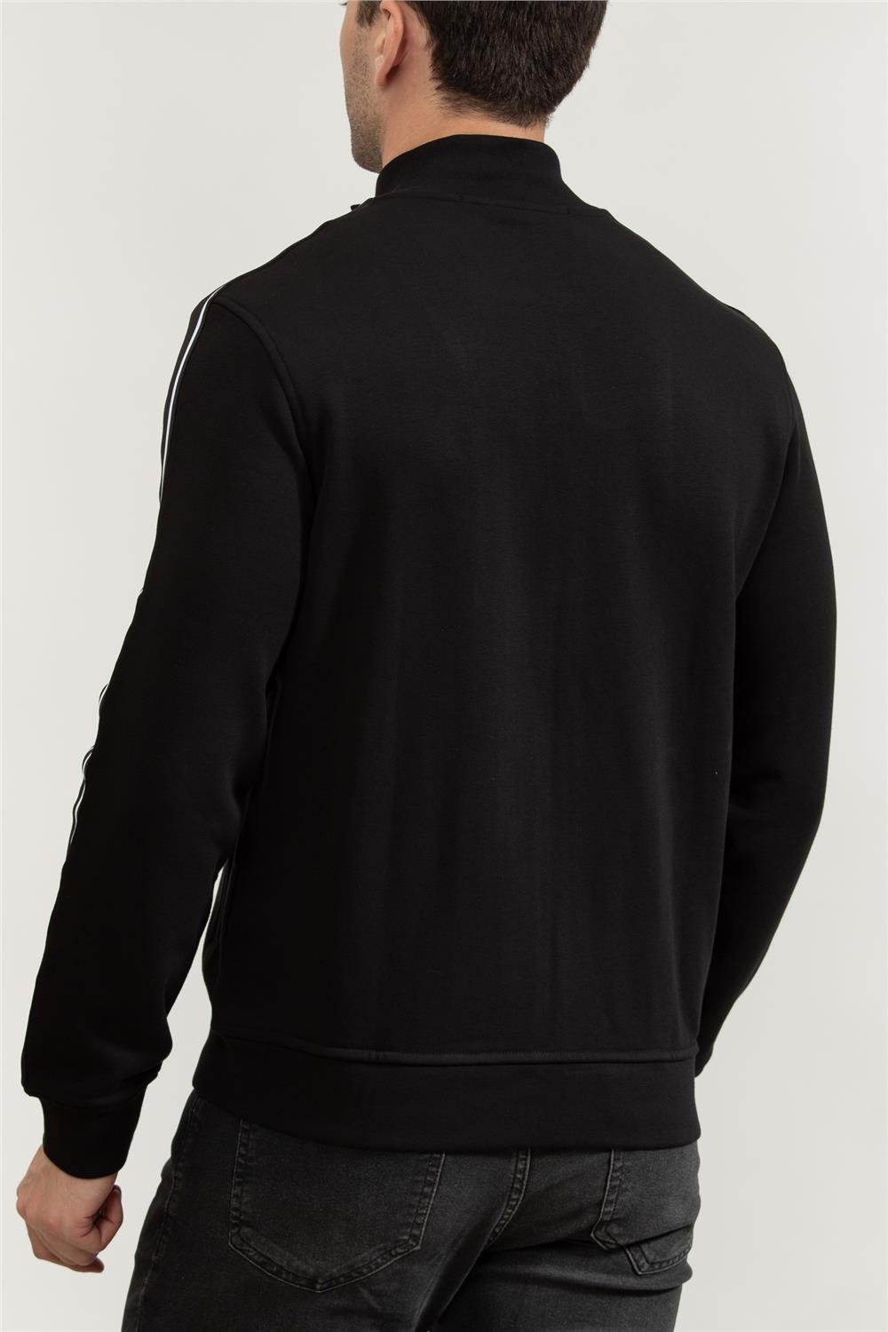 Karl Lagerfeld Erkek Fermuarlı Sweatshirt