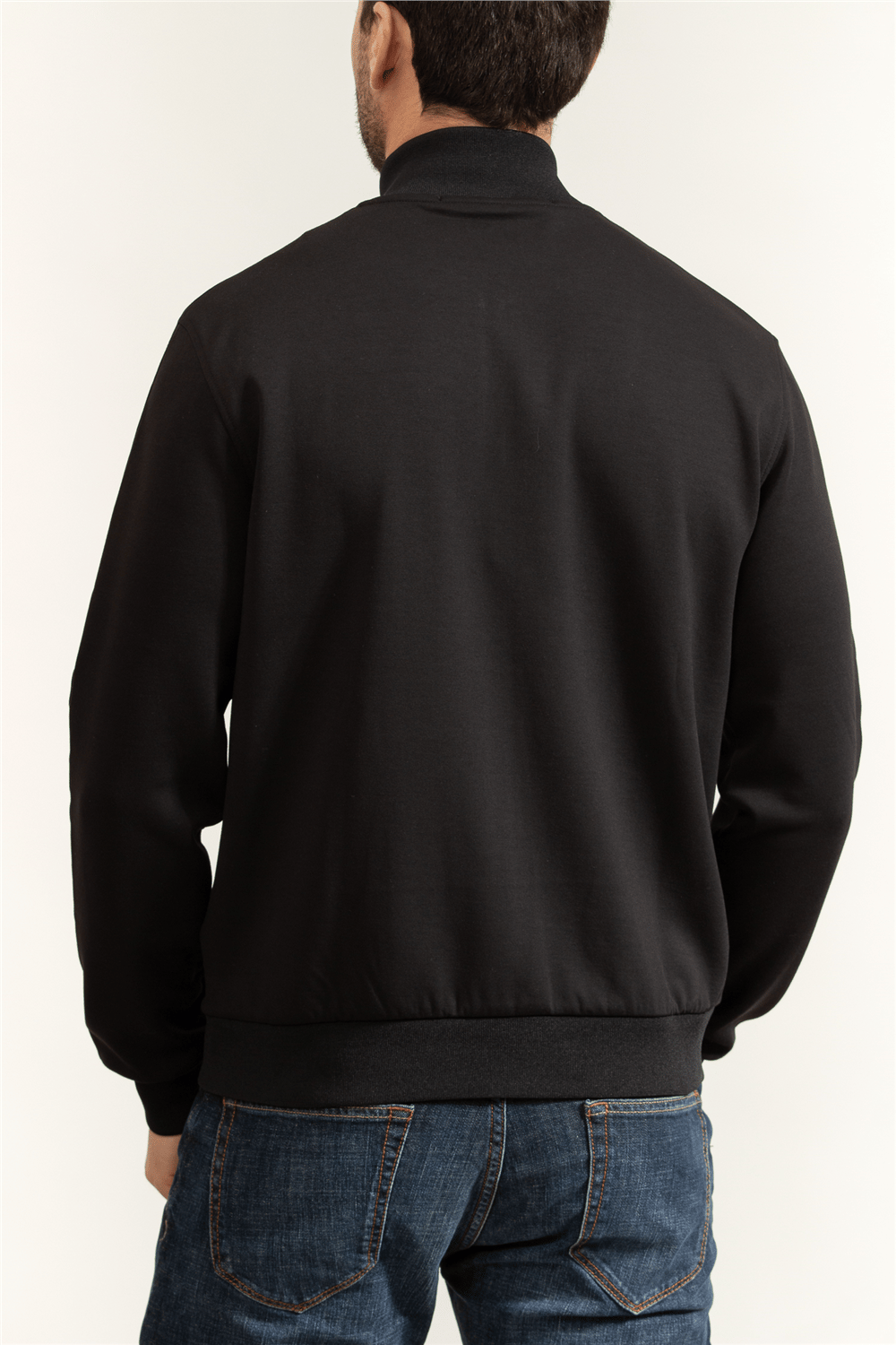 Karl Lagerfeld Erkek Fermuarlı Sweatshirt