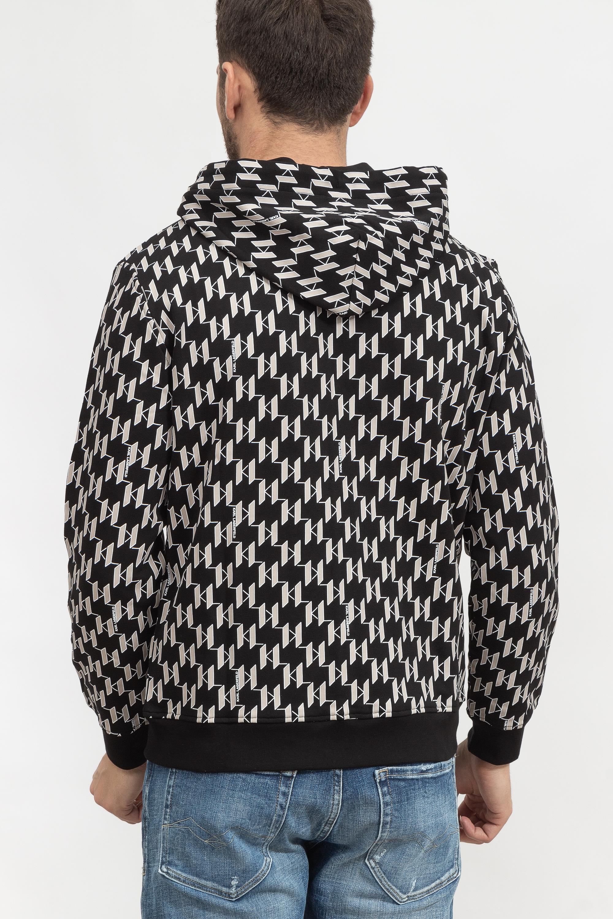 Karl Lagerfeld Erkek Fermuarlı Sweatshirt