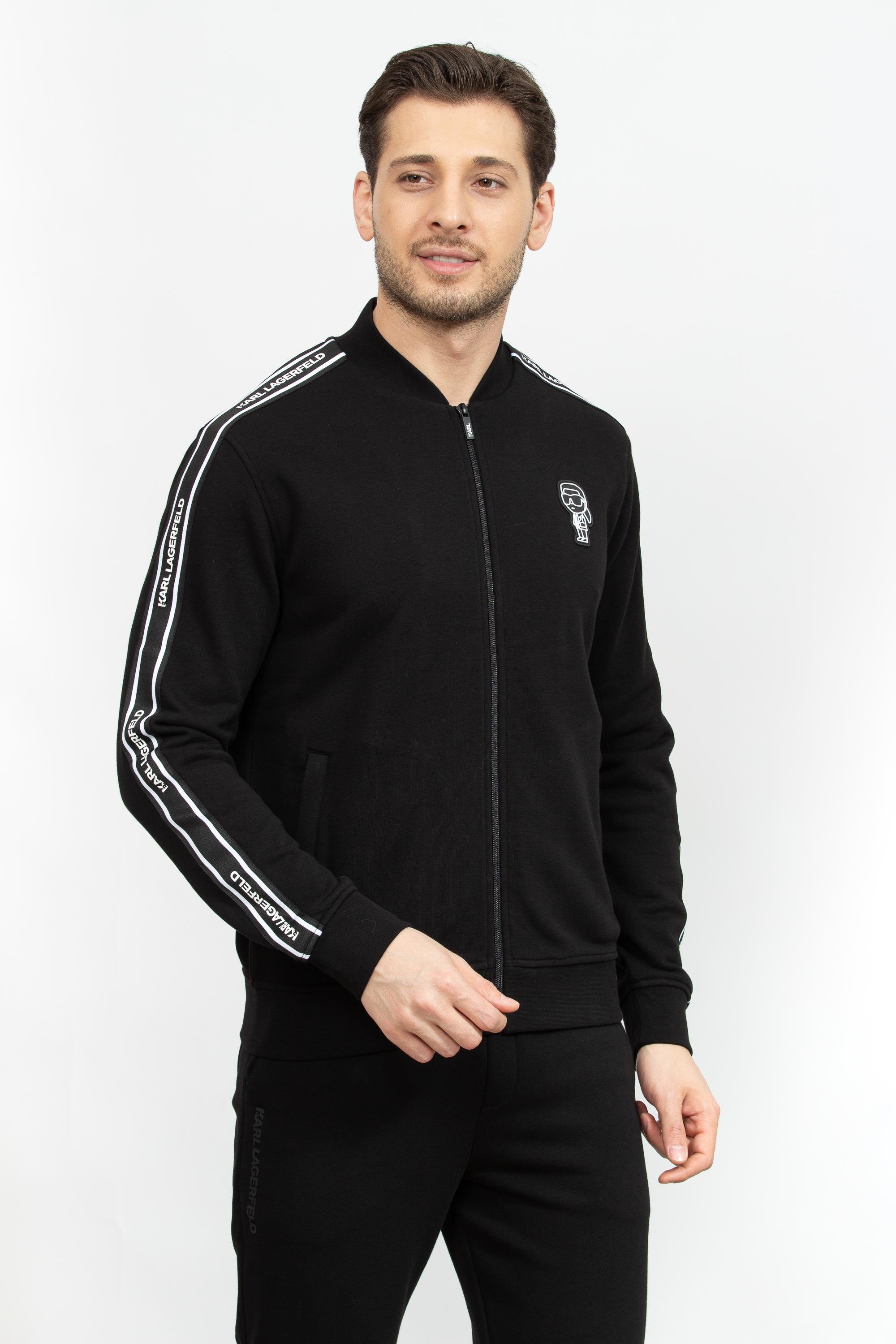 Karl Lagerfeld Erkek Fermuarlı Sweatshirt