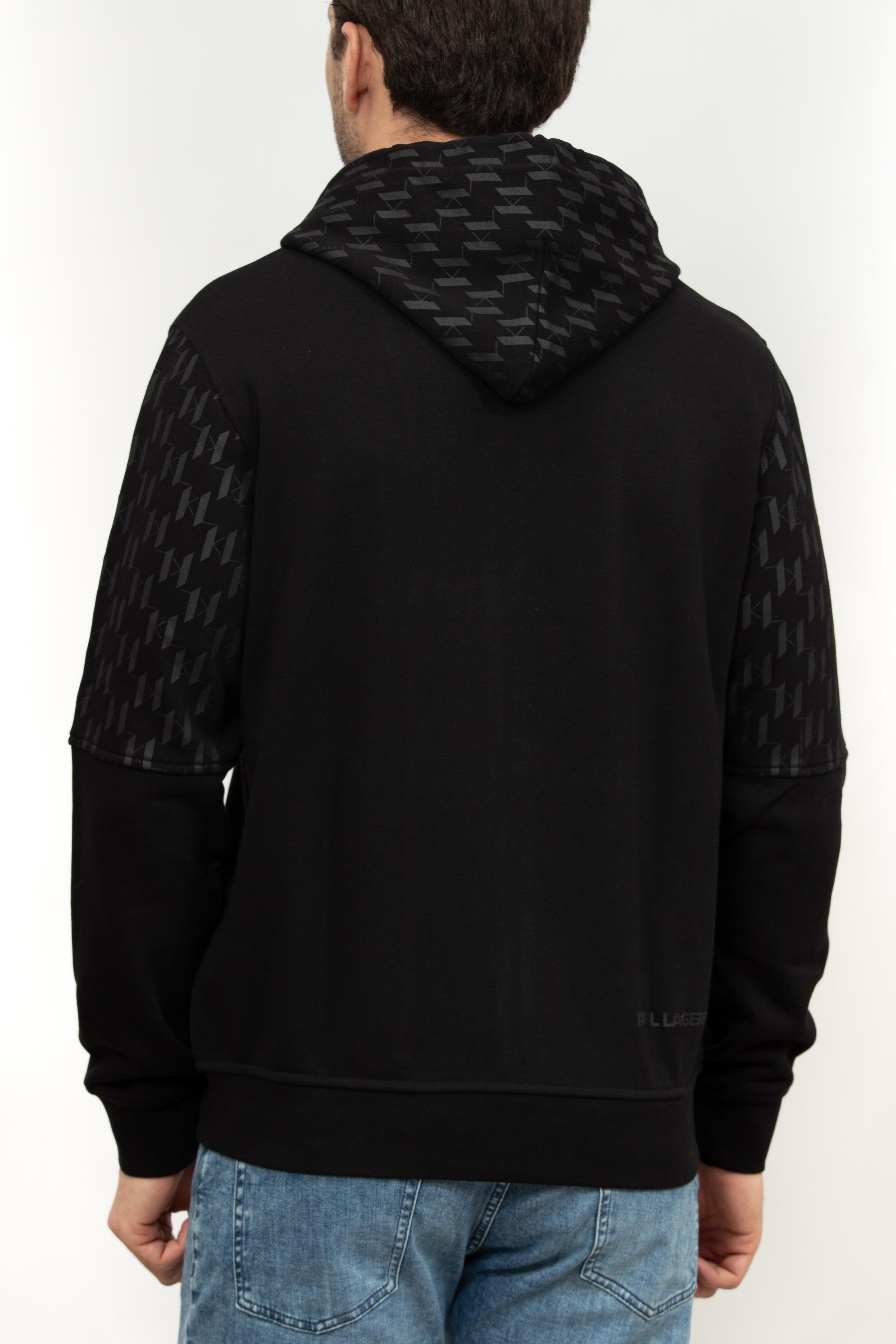 Karl Lagerfeld Erkek Fermuarlı Sweatshirt