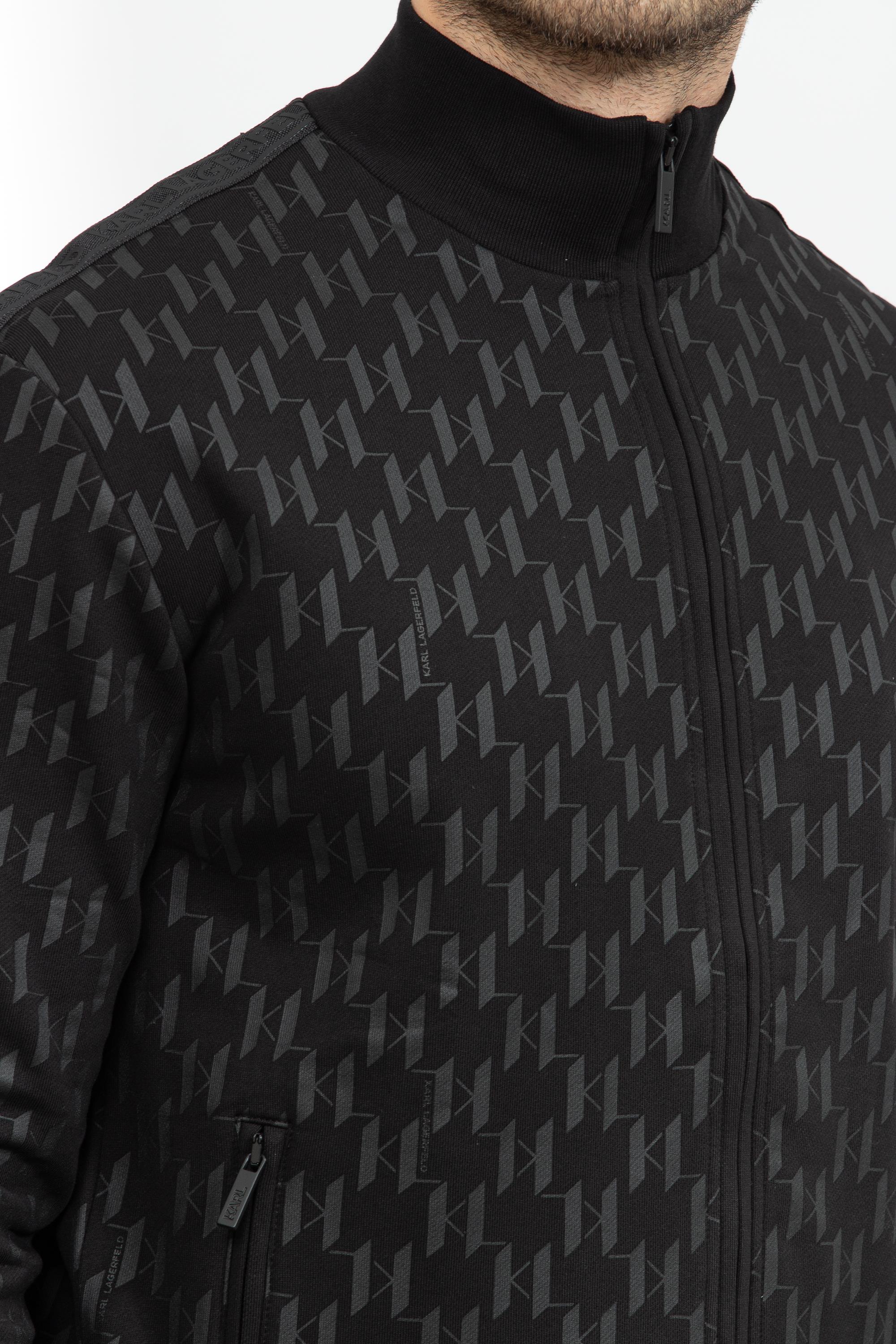 Karl Lagerfeld Erkek Fermuarlı Sweatshirt