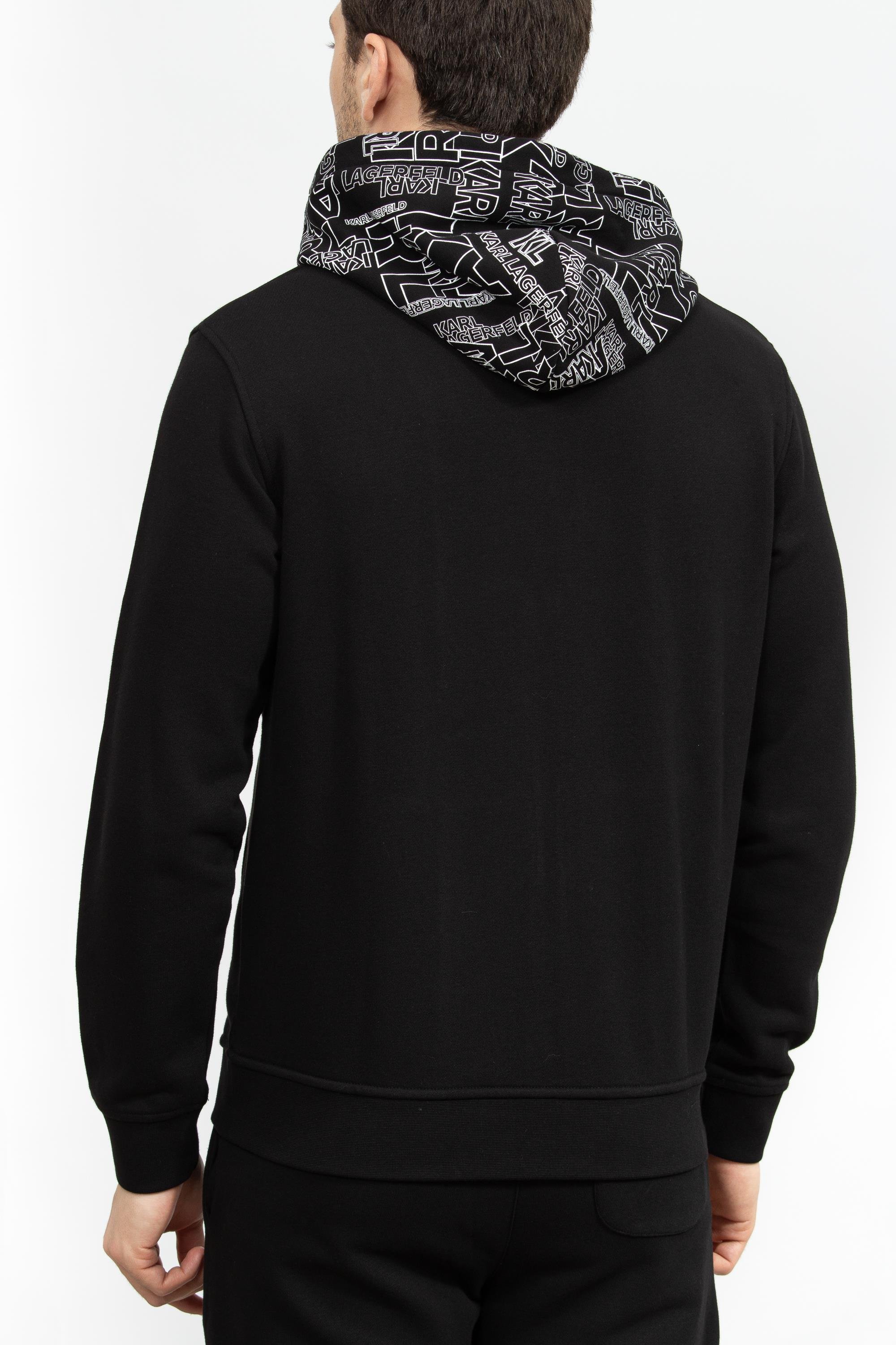 Karl Lagerfeld Erkek Fermuarlı Sweatshirt